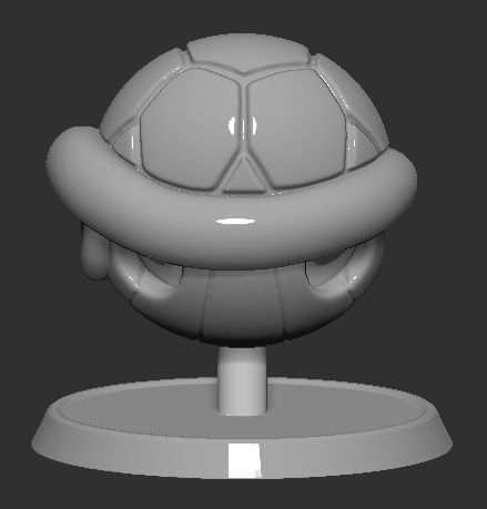 Mario Turtle Shell Based Koopa Troopa 3D print model_9