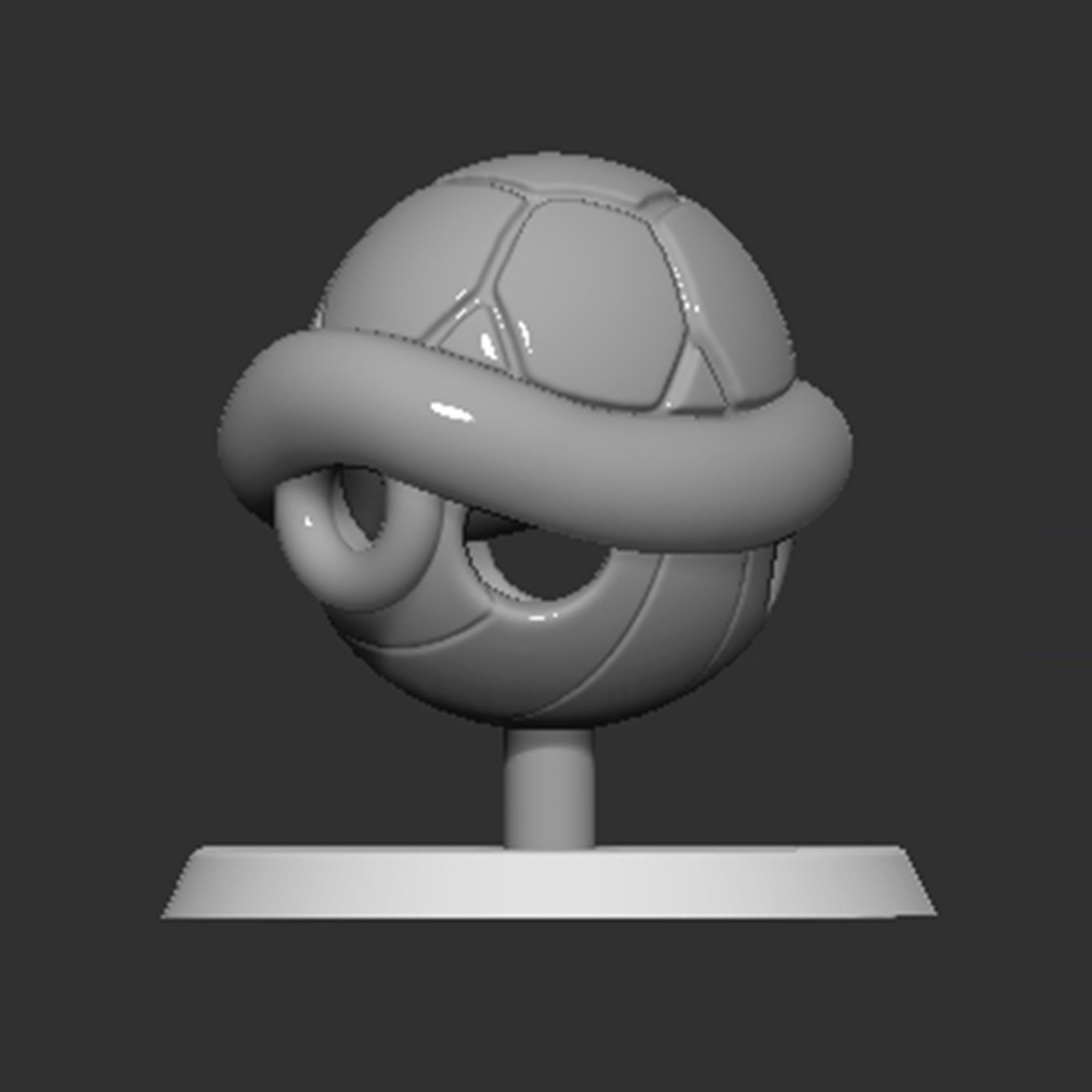 Mario Turtle Shell Based Koopa Troopa 3D print model_4