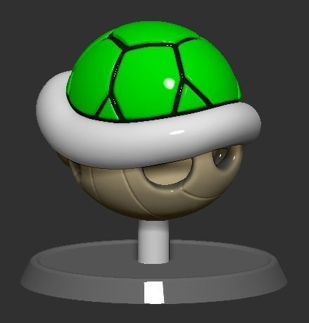 Mario Turtle Shell Based Koopa Troopa 3D print model_10