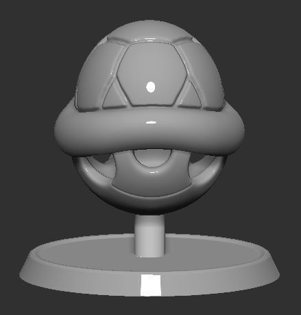 Mario Turtle Shell Based Koopa Troopa 3D print model_13