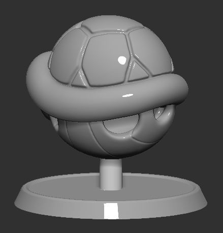 Mario Turtle Shell Based Koopa Troopa 3D print model_11