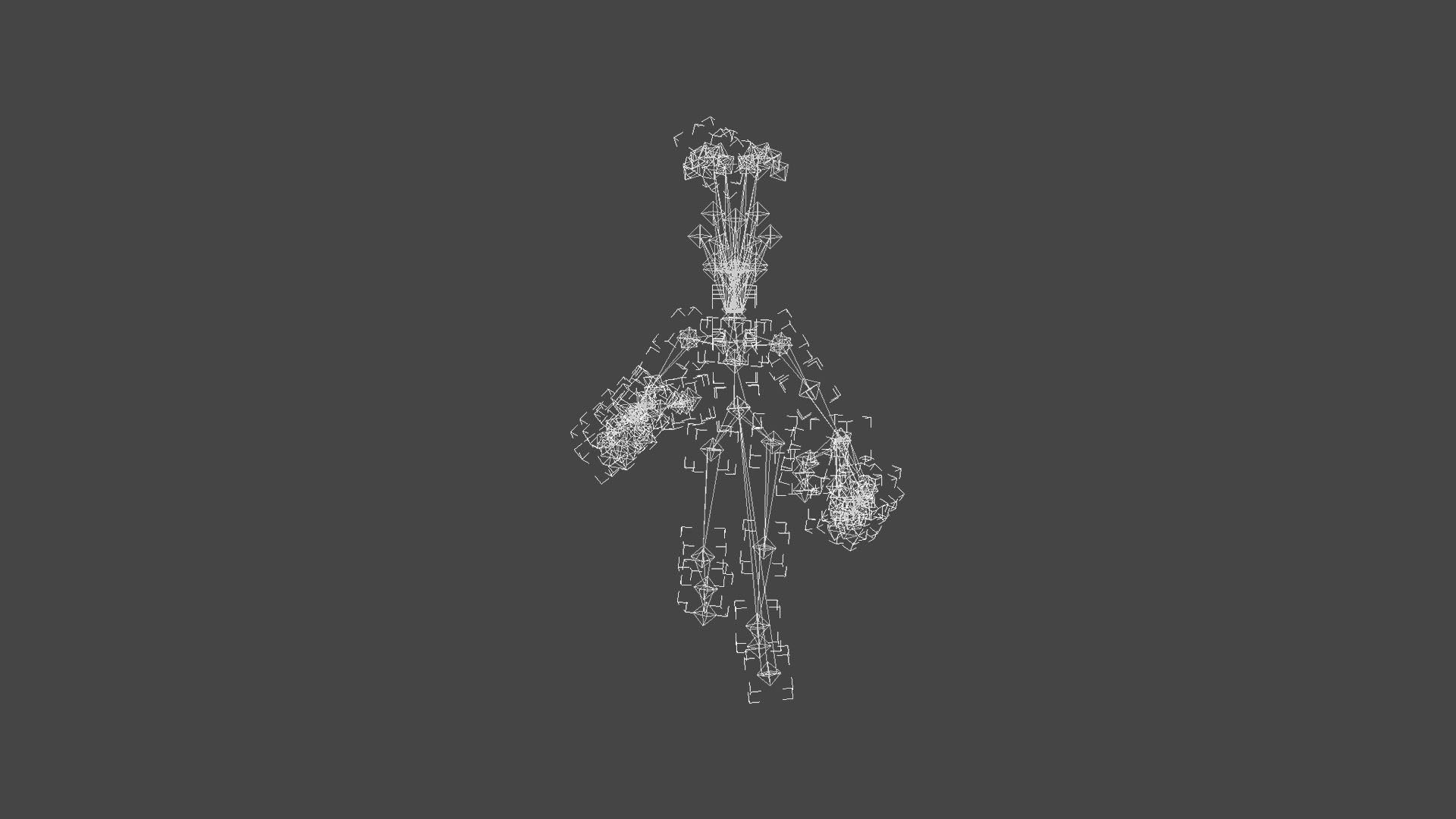 BROS-009 Walking Animation Low-poly 3D model_7