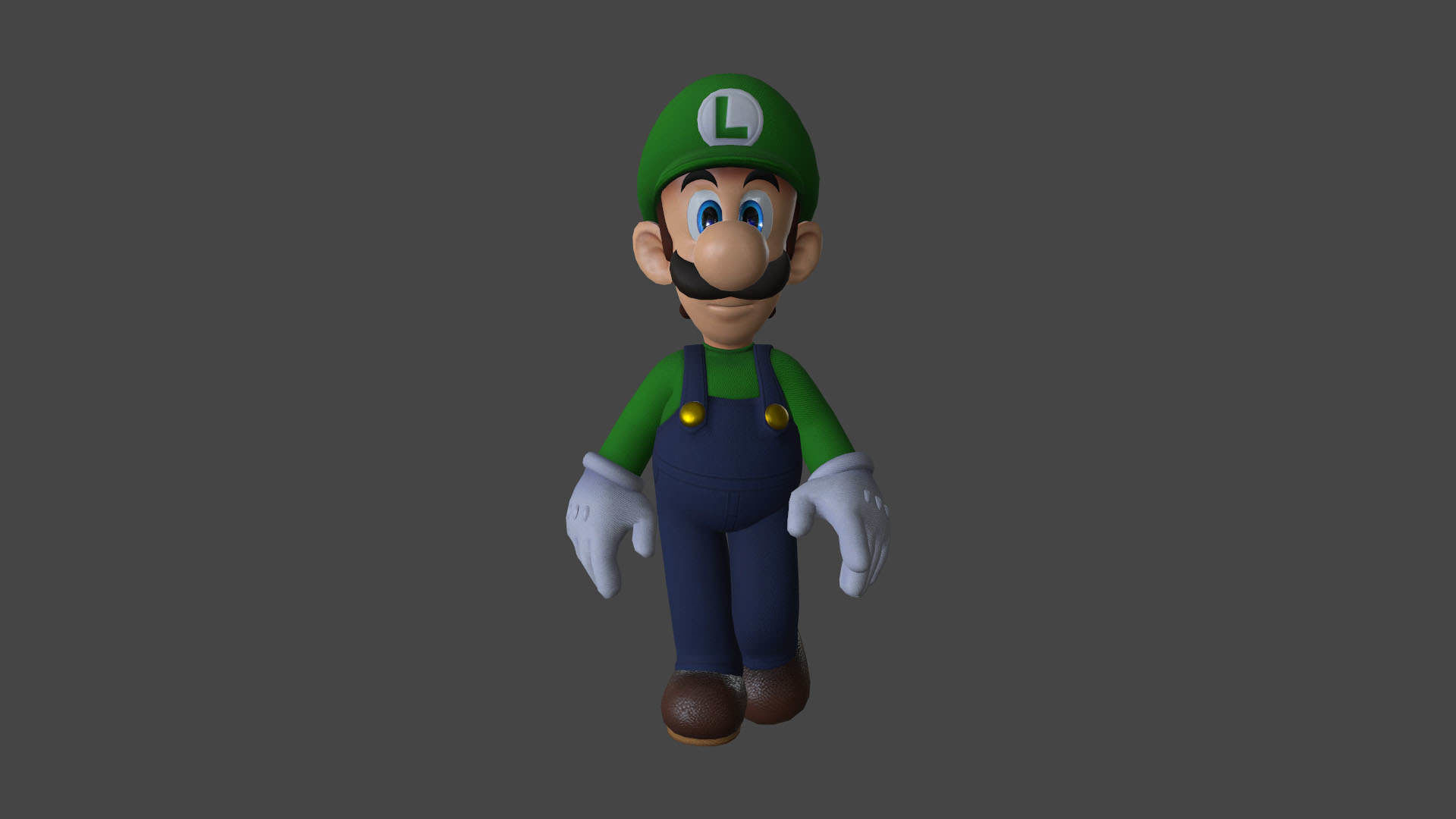 BROS-009 Walking Animation Low-poly 3D model_2