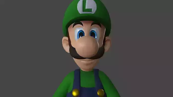 BROS-009 Walking Animation Low-poly 3D model