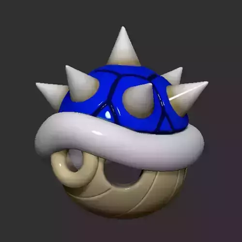 Mario Spiny Shell Koopa Troopa 3D print model