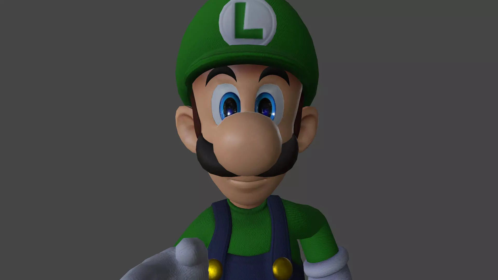 BROS-010 Running in place Low-poly 3D model