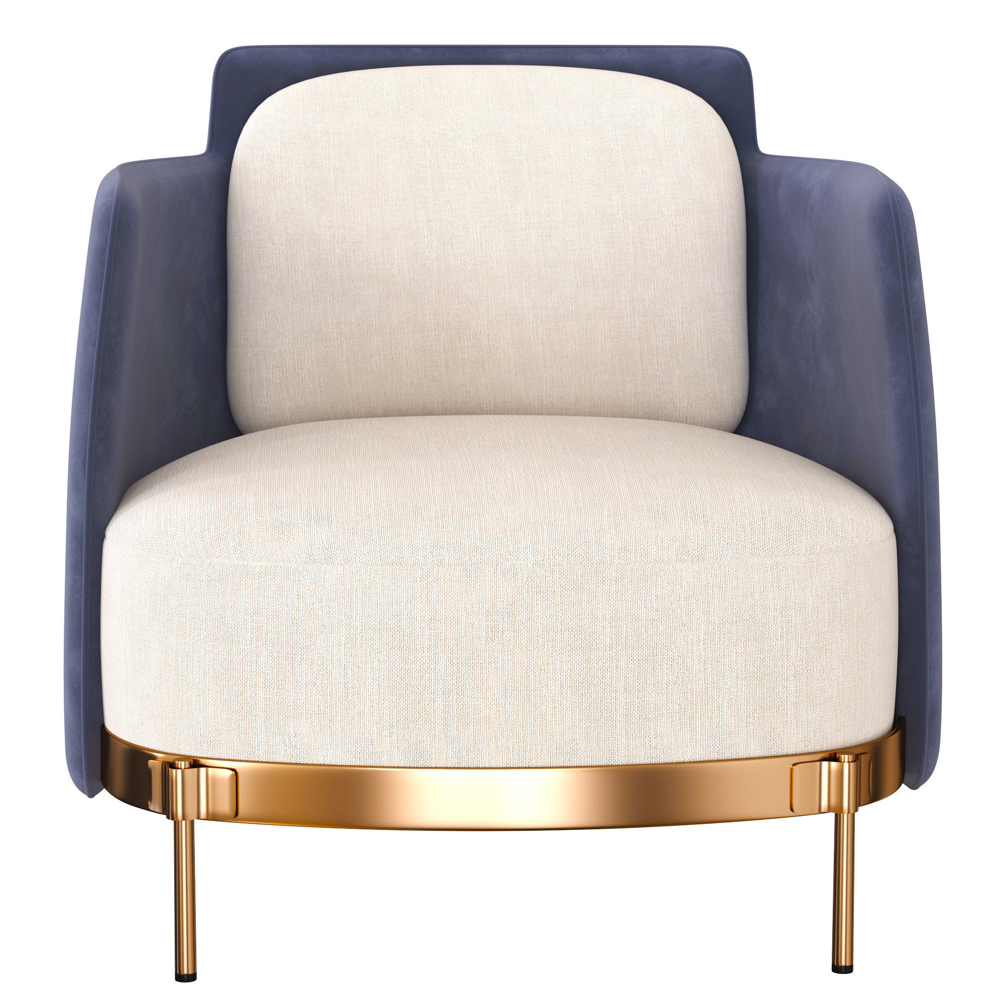 Tape chair by Minotti Free 3D model_2