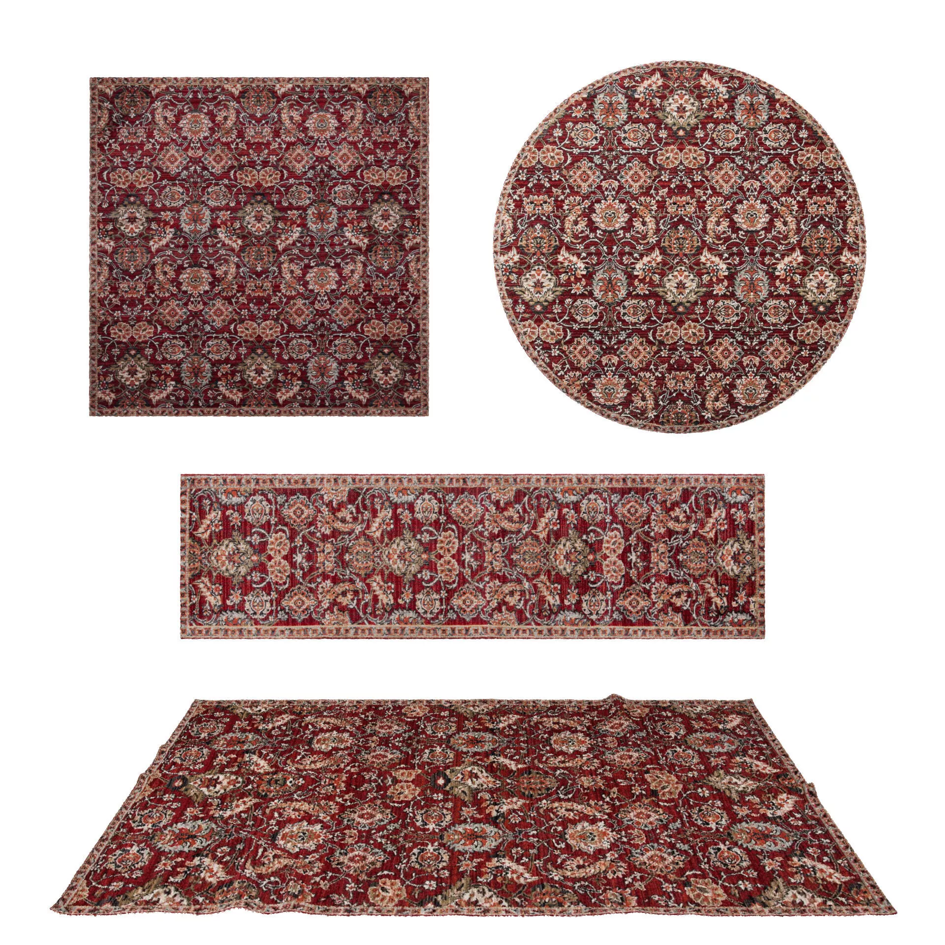 Rugs No 503 Low-poly 3D model