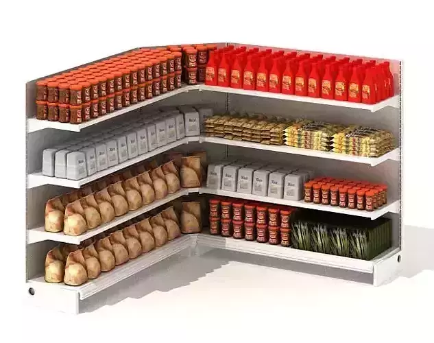 Stocked Food Shelf