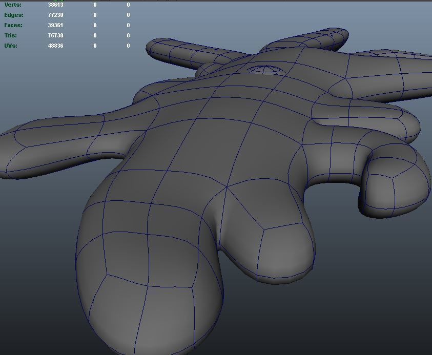 ameoba cell 3D model_14