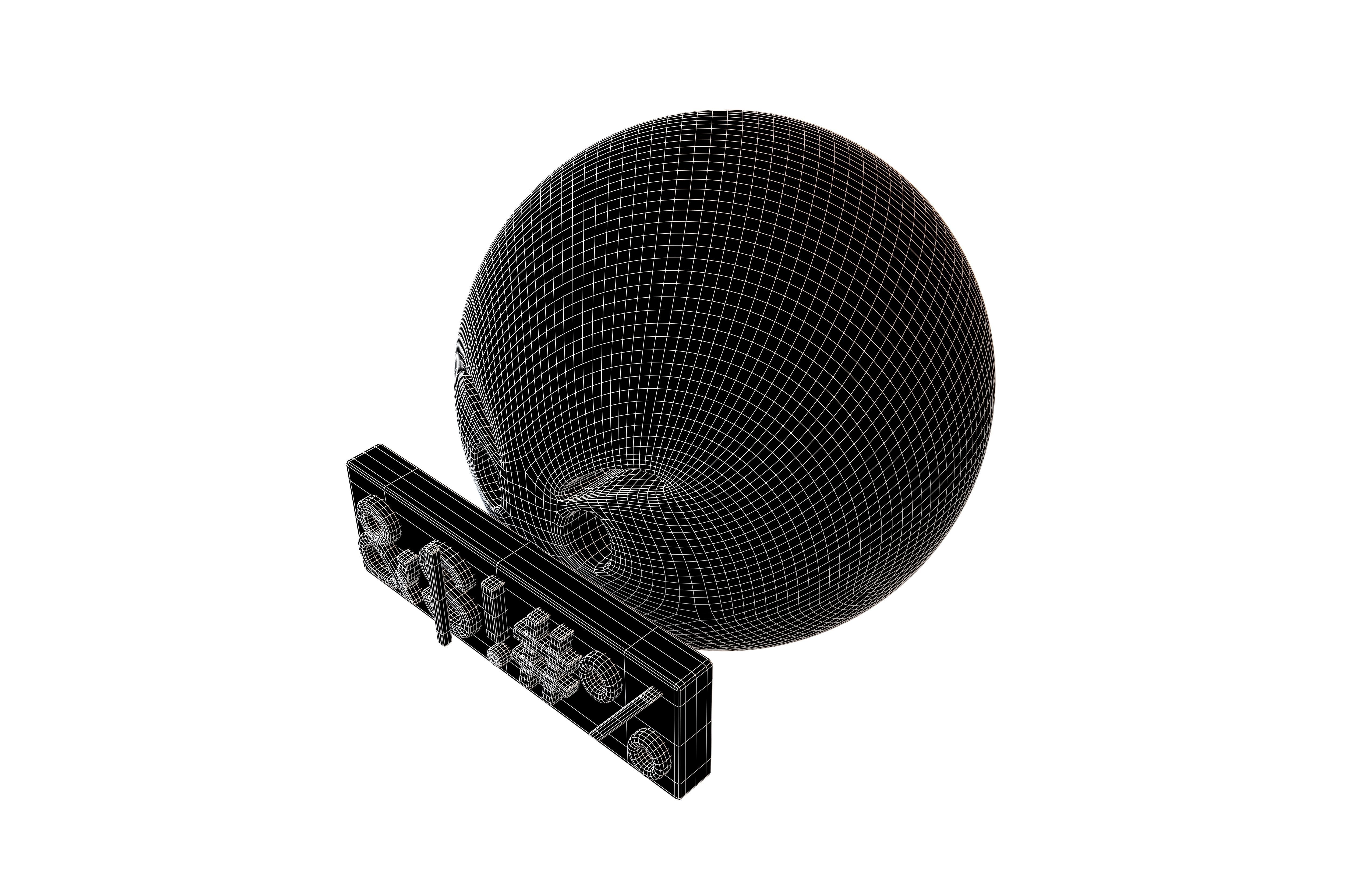 Angry Face with Symbols on Mouth v1 002 Low-poly 3D model_5