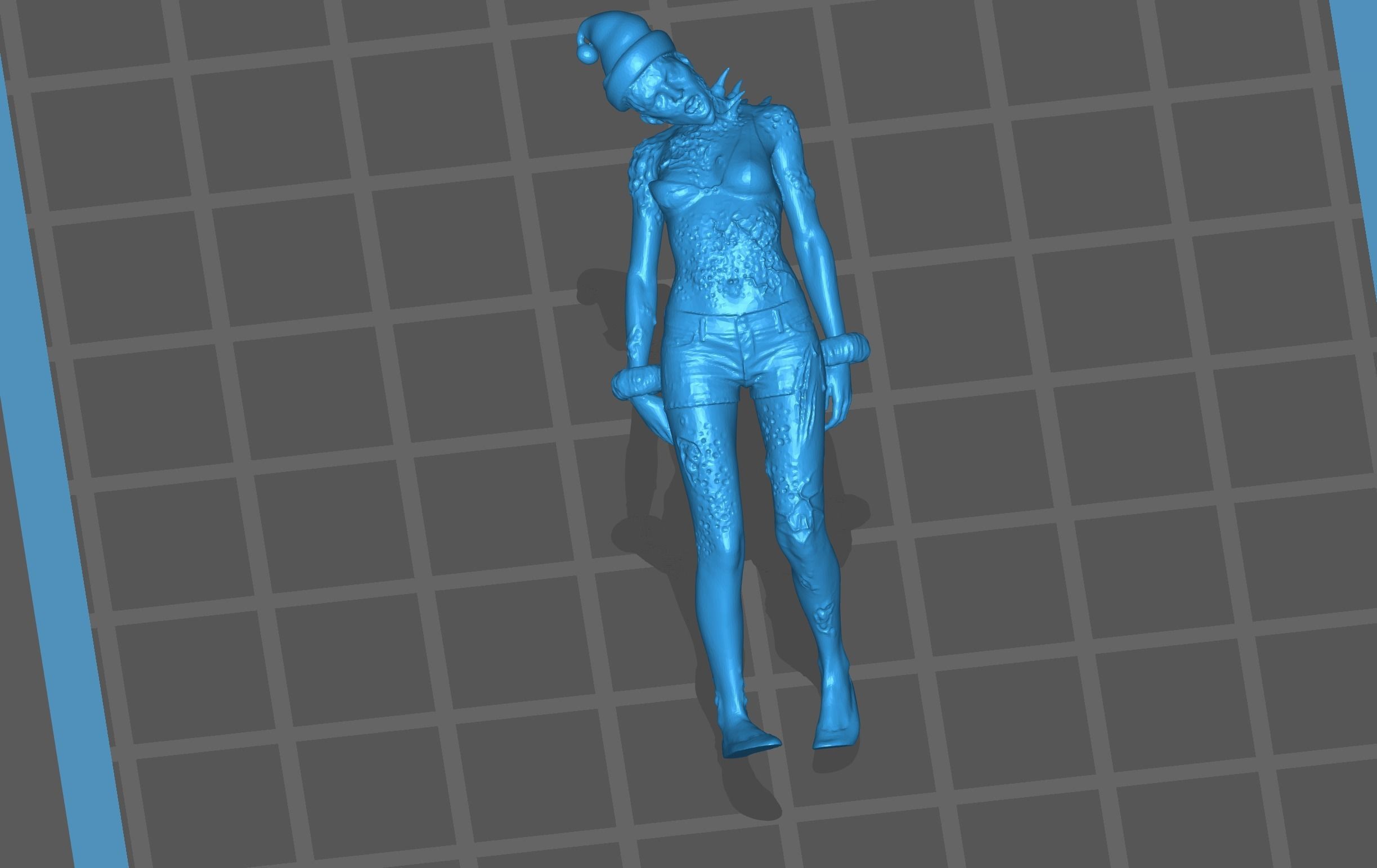 Christmas Zombie Collection 3D print model_2