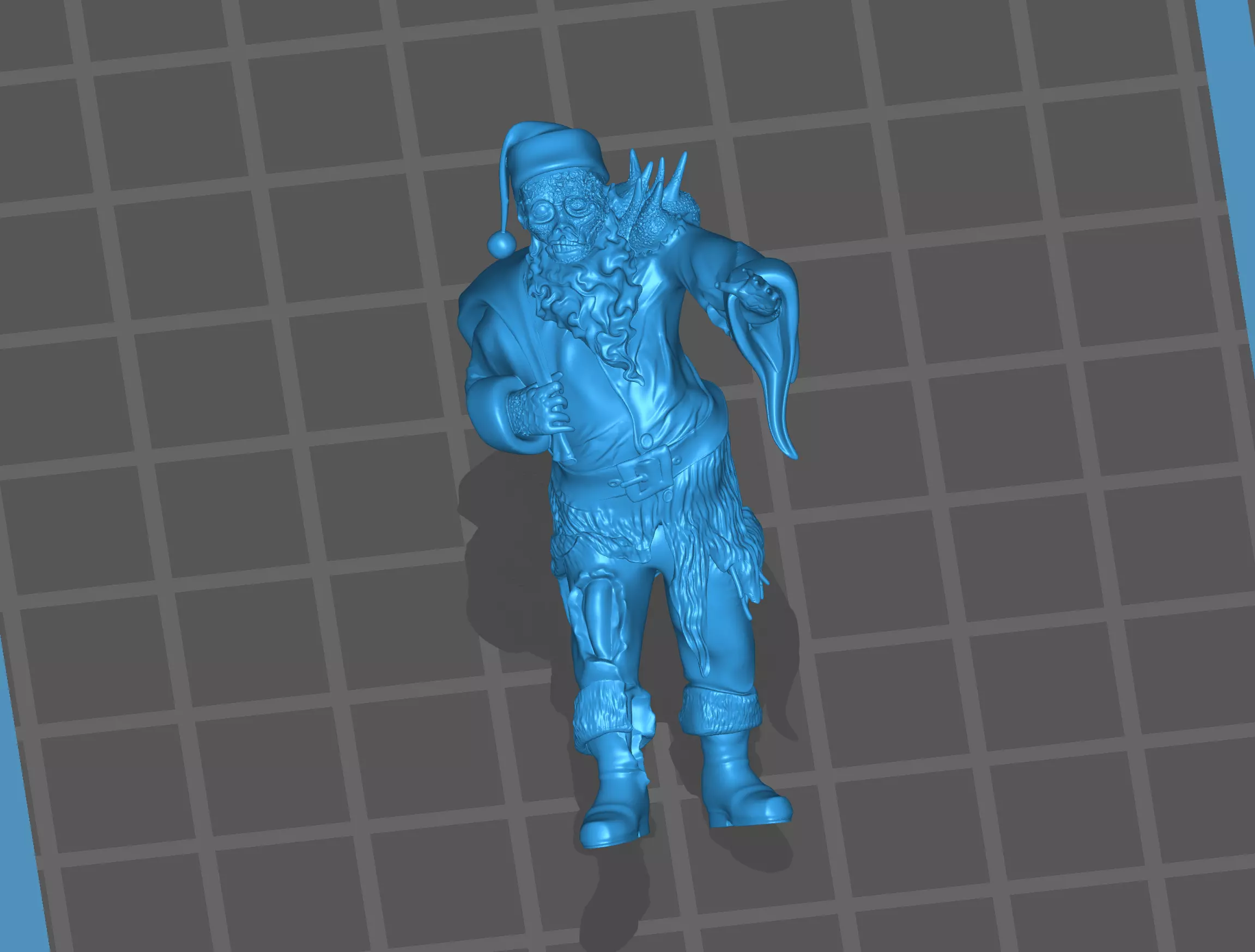 Christmas Zombie Collection 3D print model_0