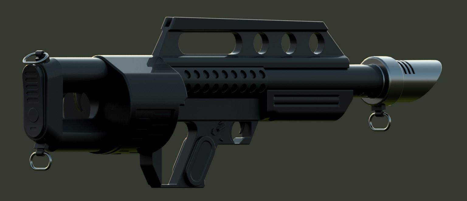  Pancor Jackhammer shotgun 3D model 3D model_2