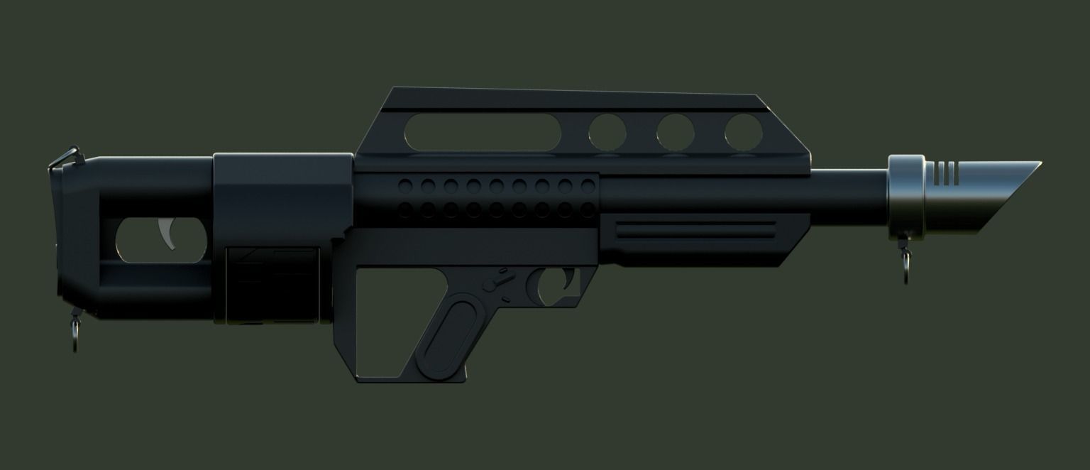  Pancor Jackhammer shotgun 3D model 3D model_5