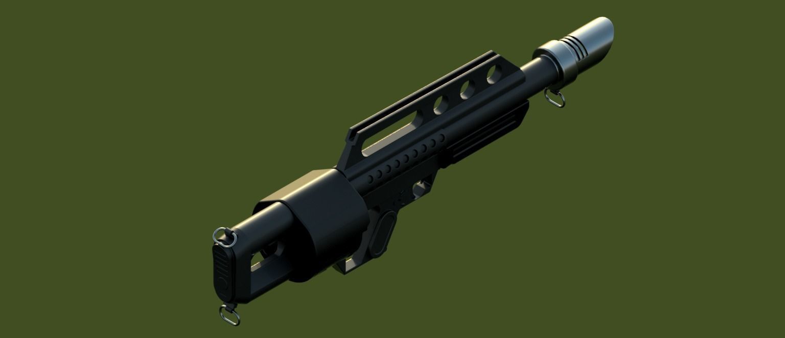  Pancor Jackhammer shotgun 3D model 3D model_8