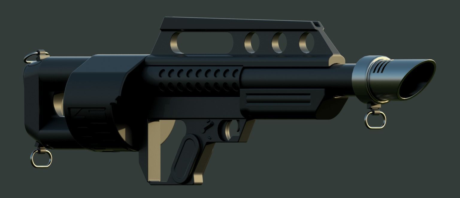  Pancor Jackhammer shotgun 3D model 3D model_4