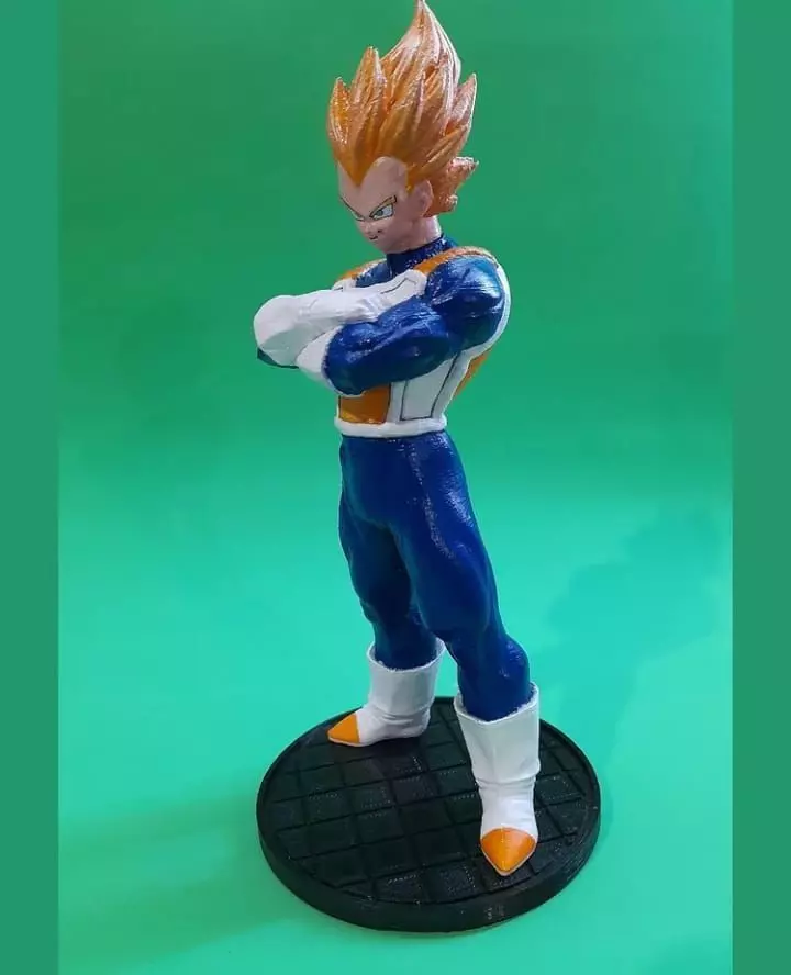 vegeta super saiyan Free 3D print model_0