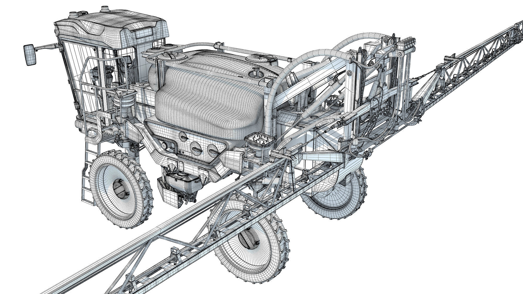 Farm Sprayer 3D model_19