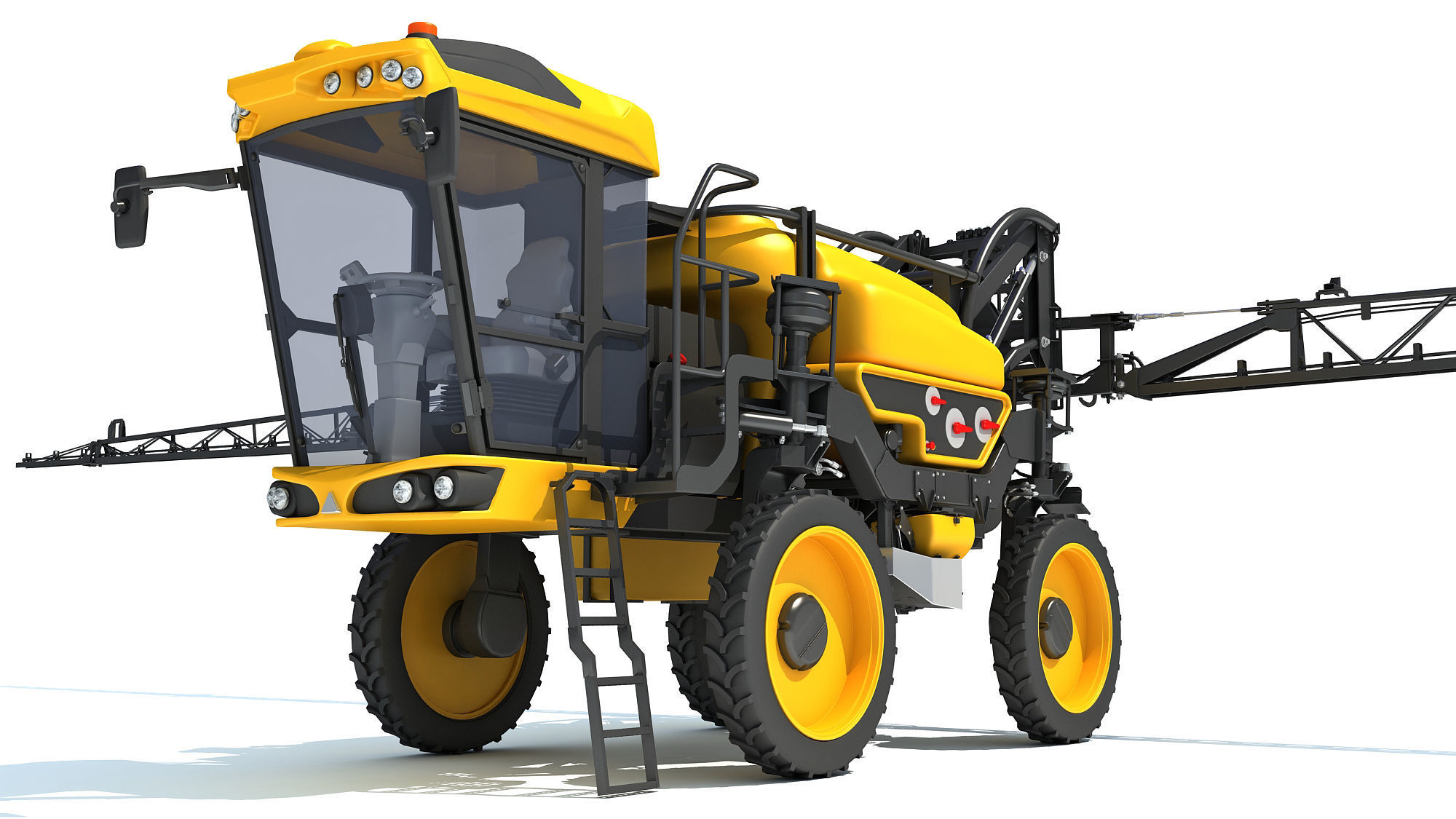 Farm Sprayer 3D model_16