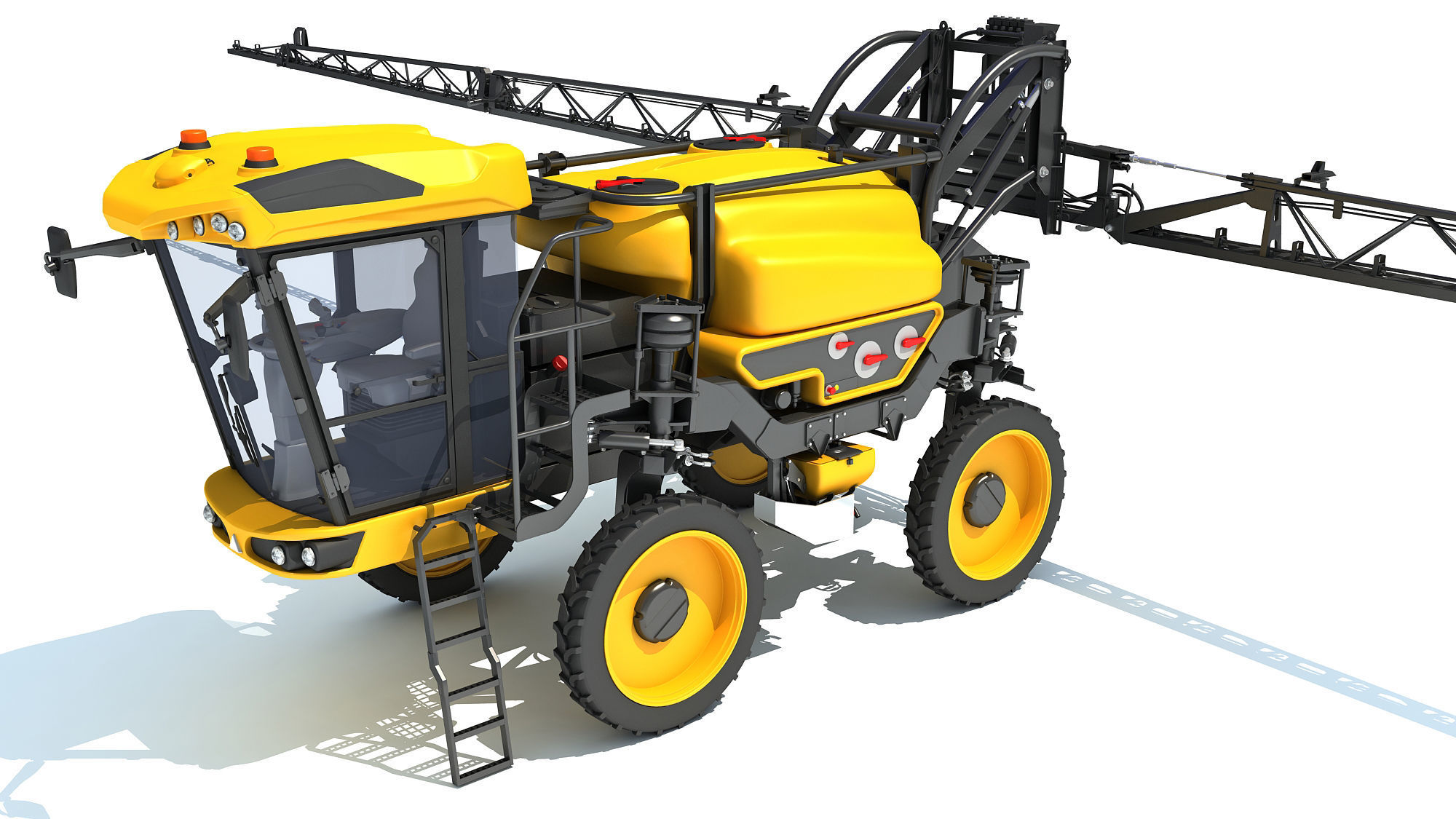 Farm Sprayer 3D model_13