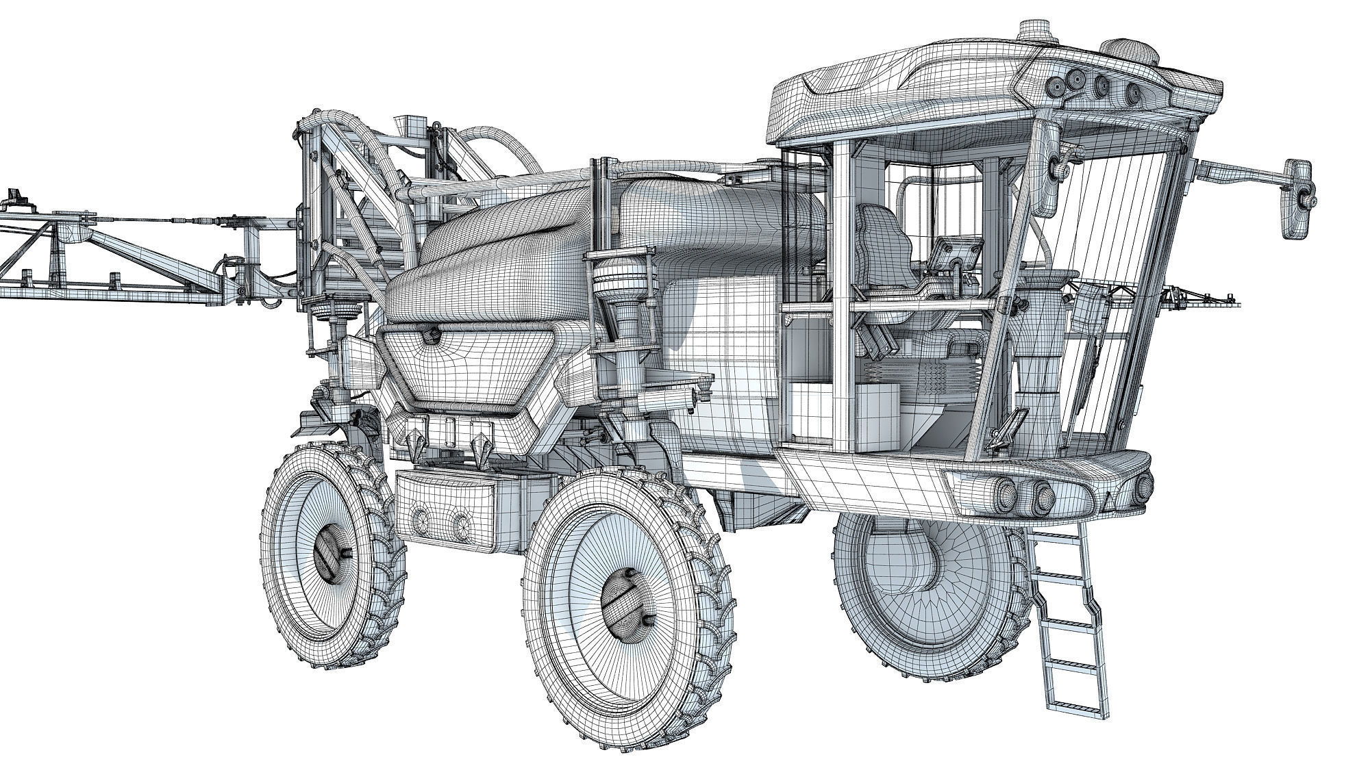Farm Sprayer 3D model_21