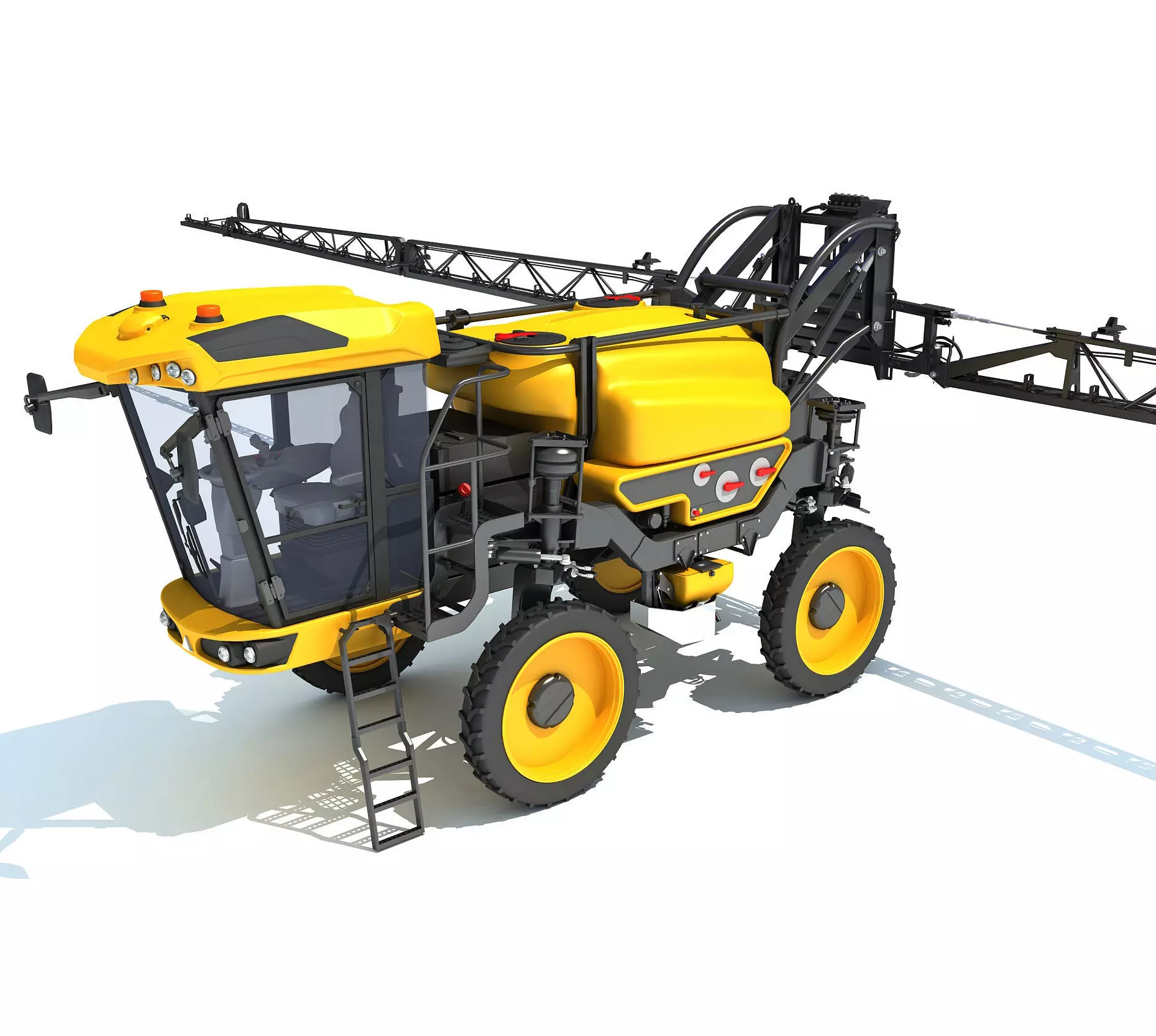 Farm Sprayer 3D model_0
