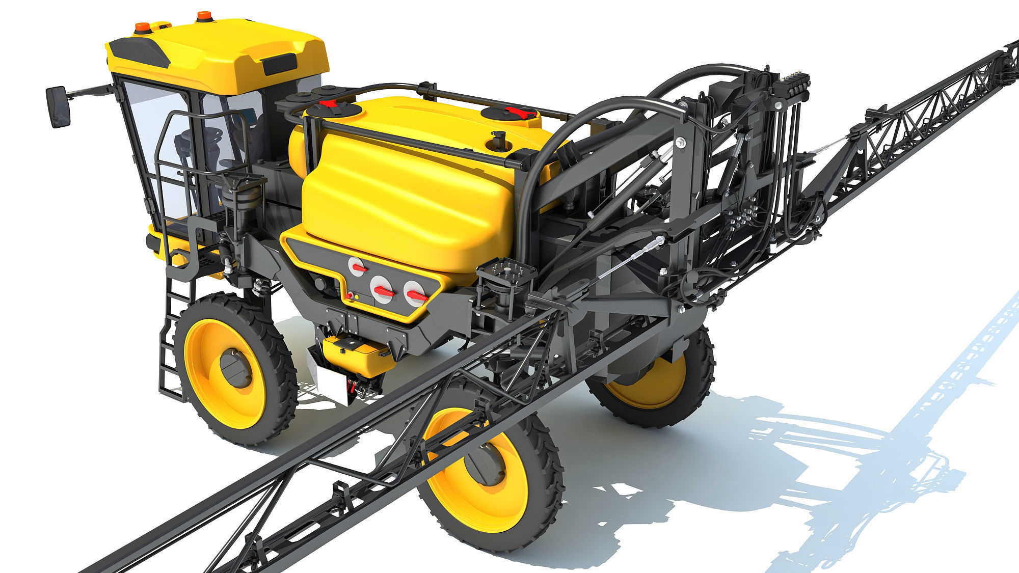 Farm Sprayer 3D model_3