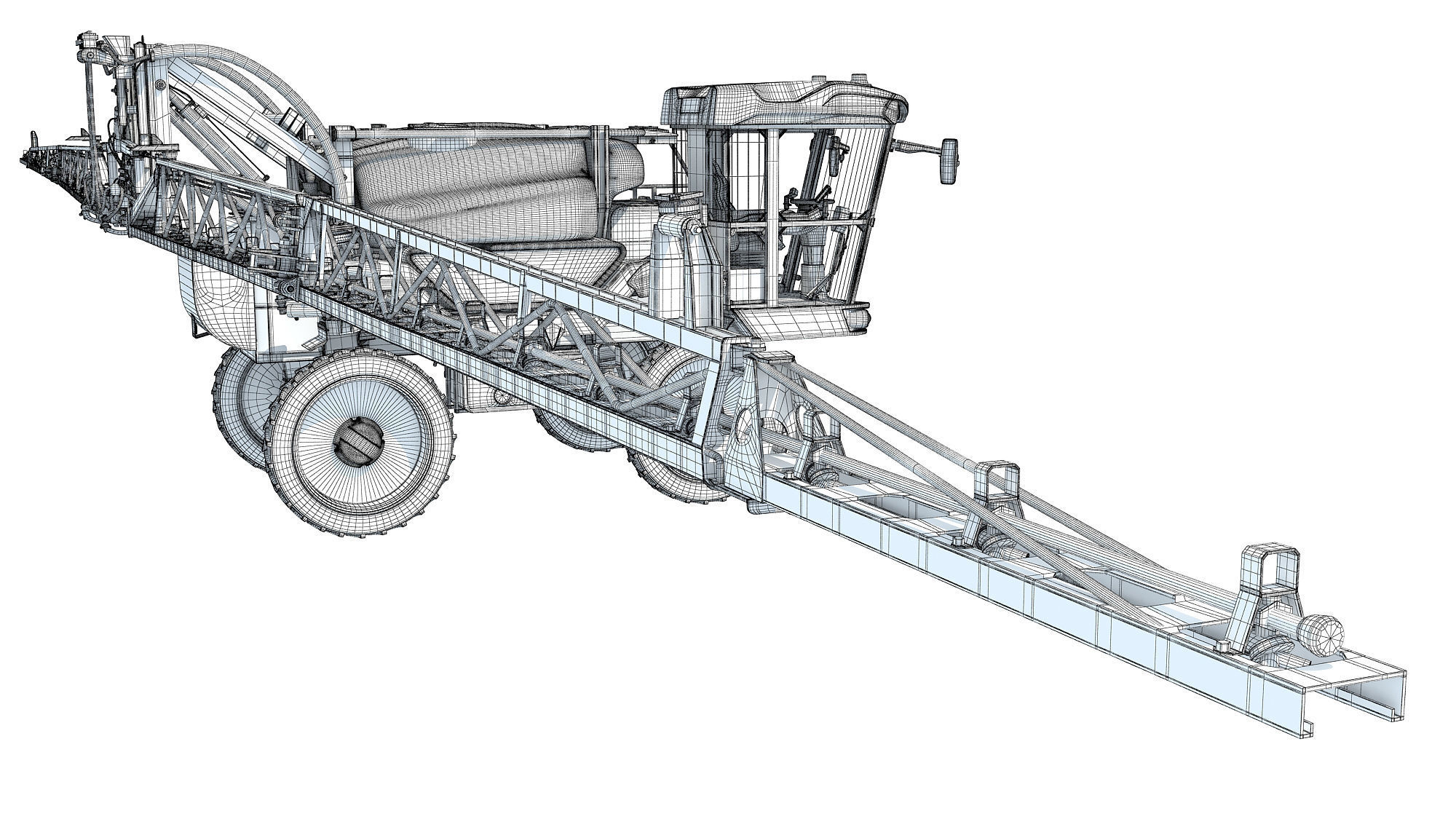 Farm Sprayer 3D model_22