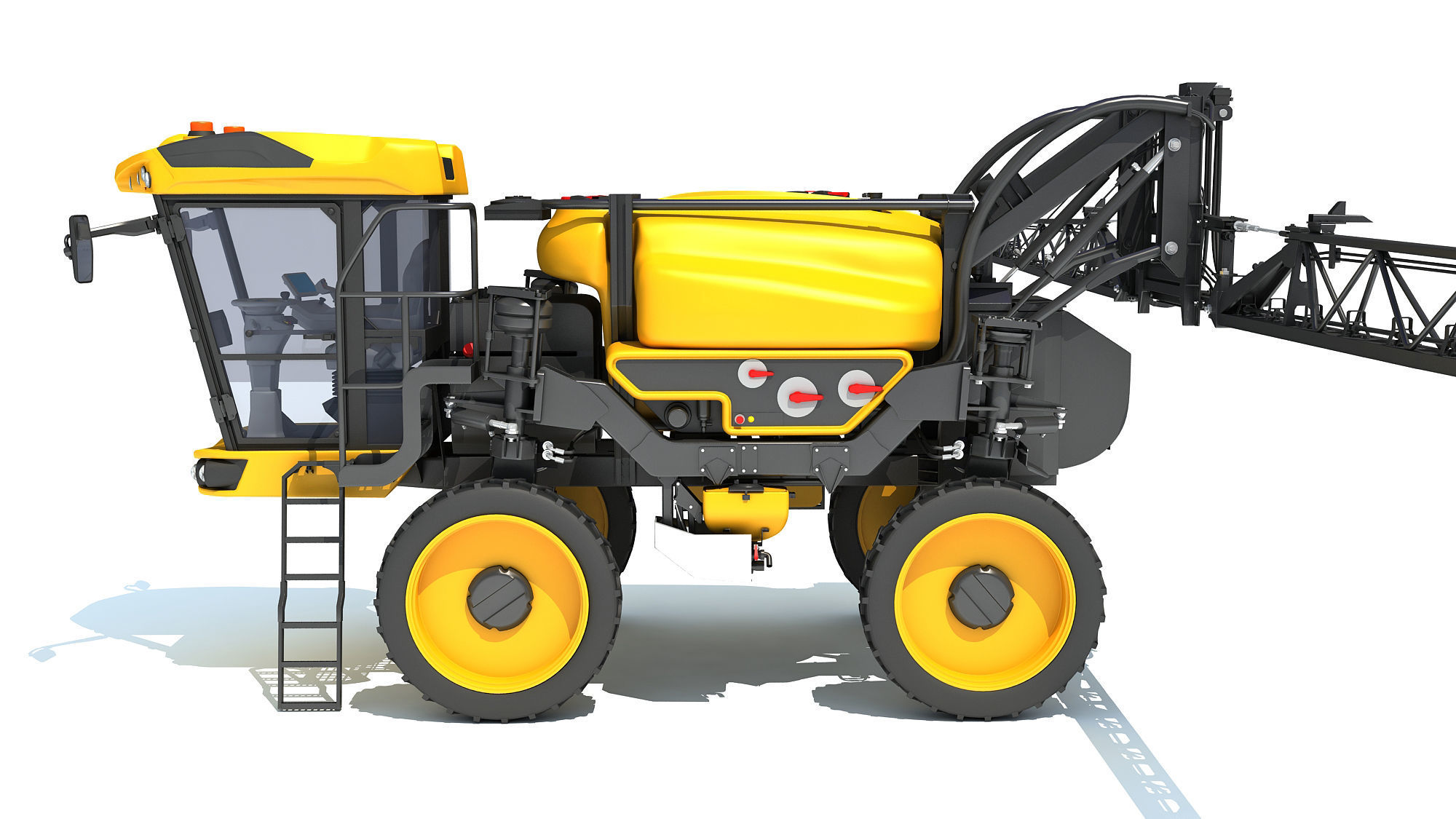 Farm Sprayer 3D model_2