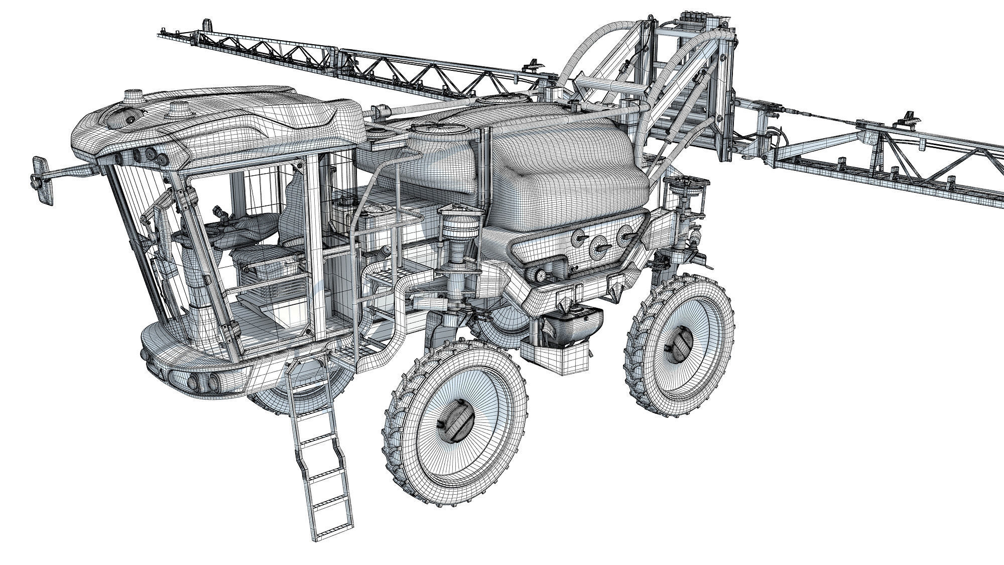 Farm Sprayer 3D model_18