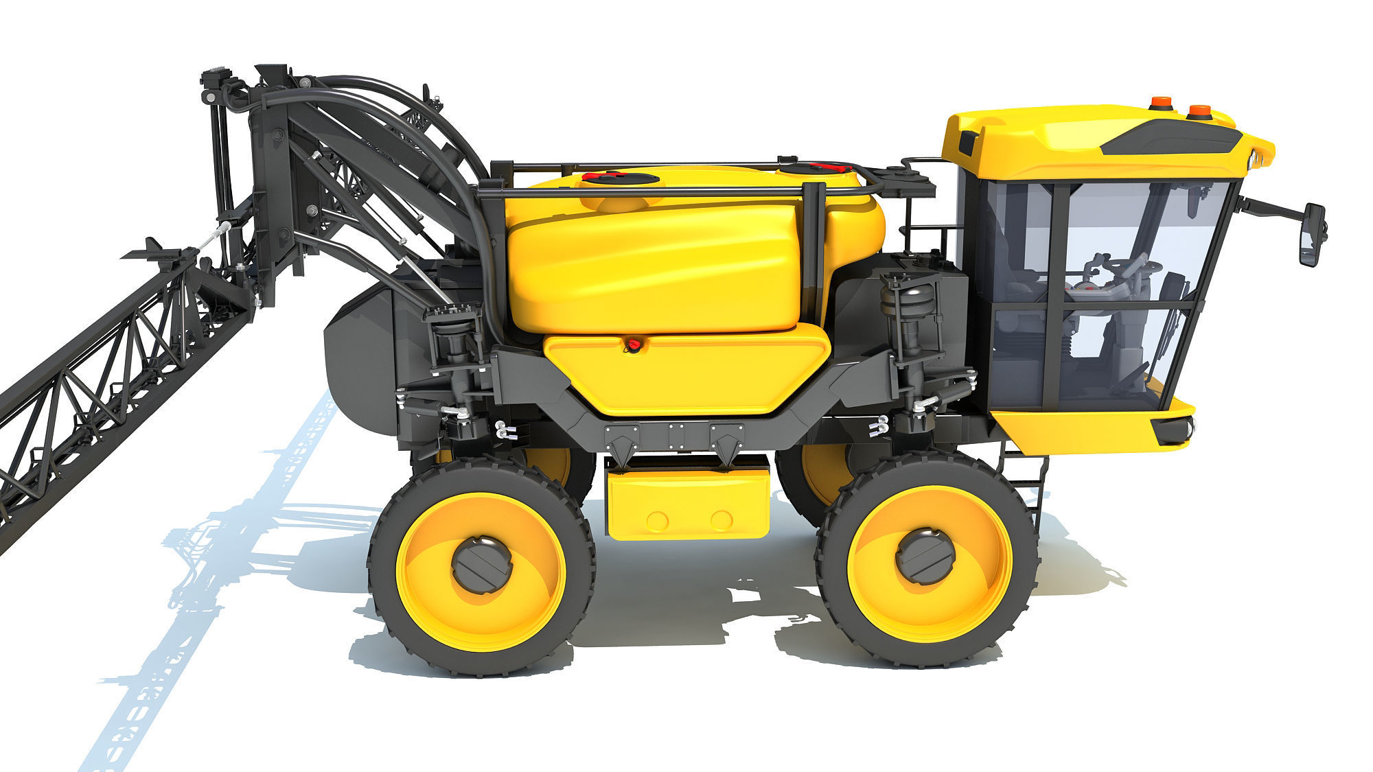 Farm Sprayer 3D model_9
