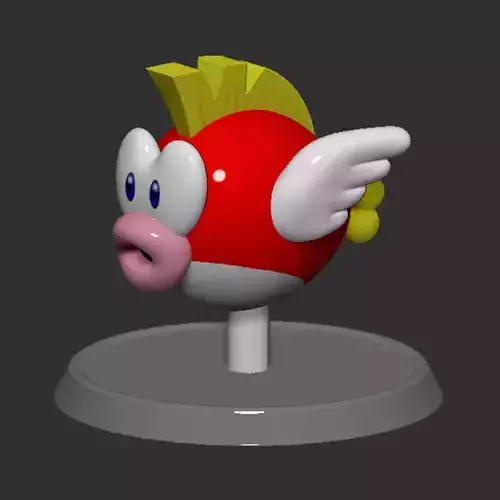 Mario Cheep Cheep Fish Based