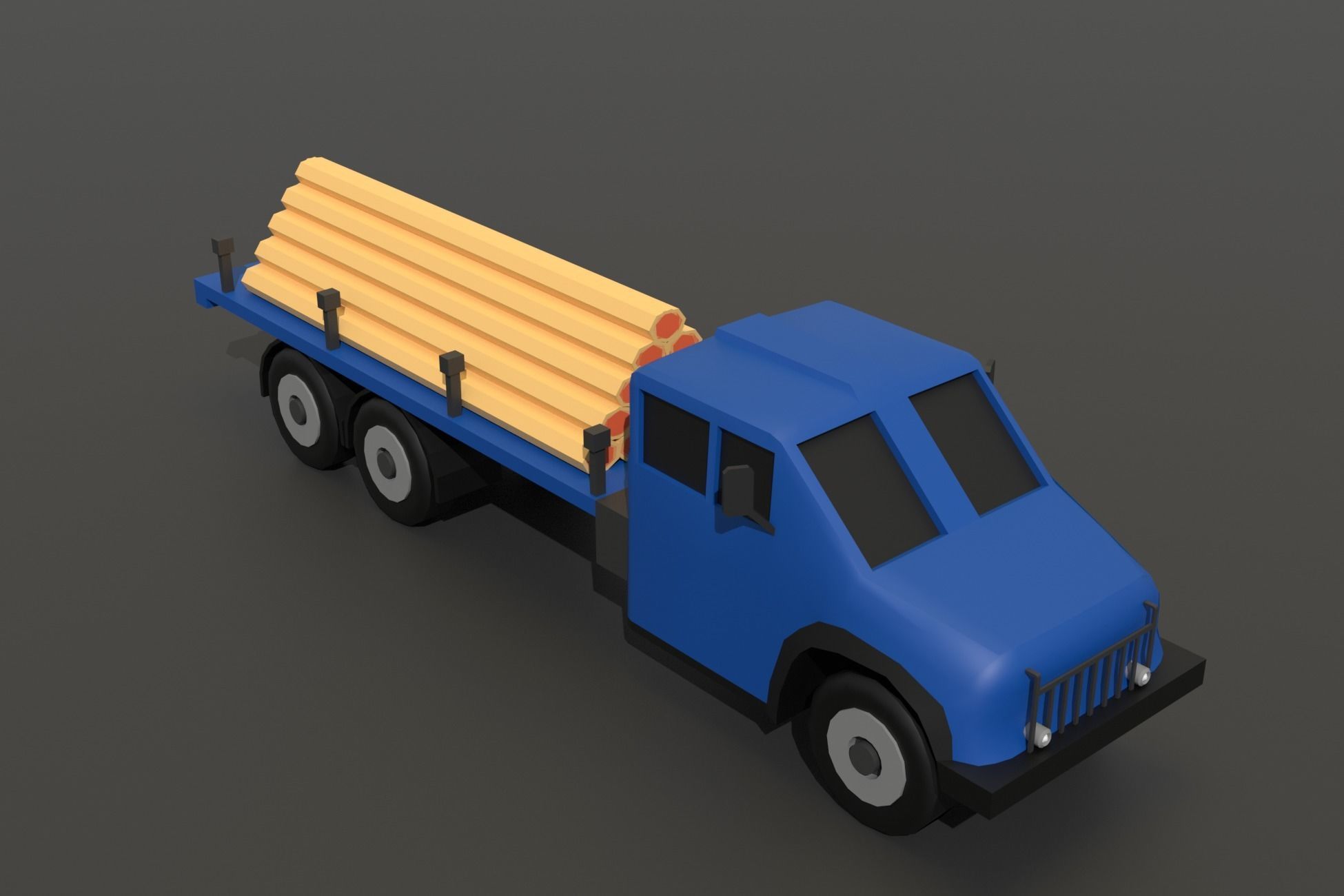 Low Poly City Pack Collection Low-poly 3D model_54