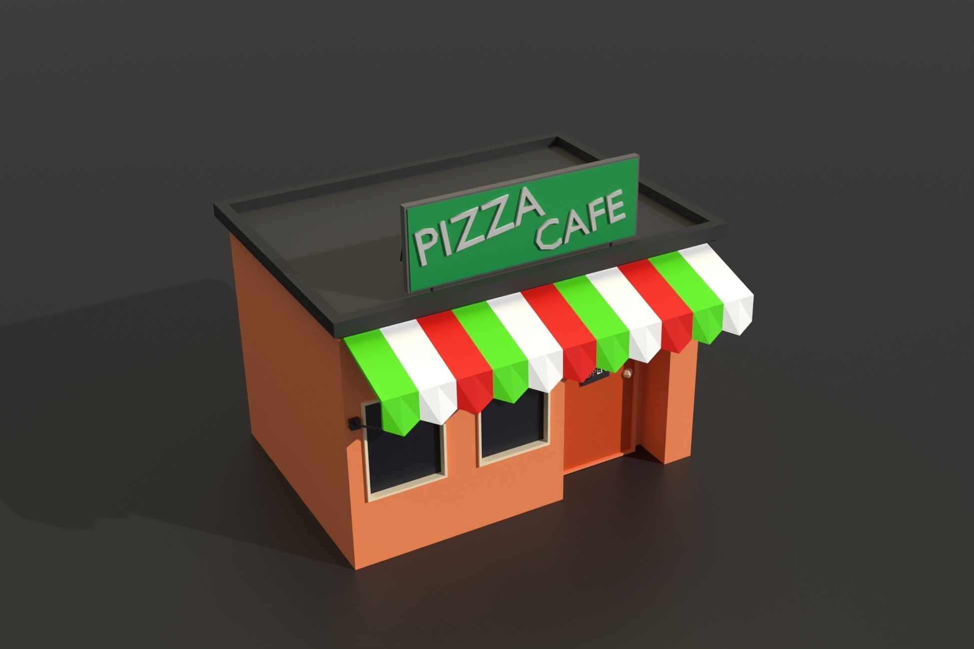 Low Poly City Pack Collection Low-poly 3D model_31