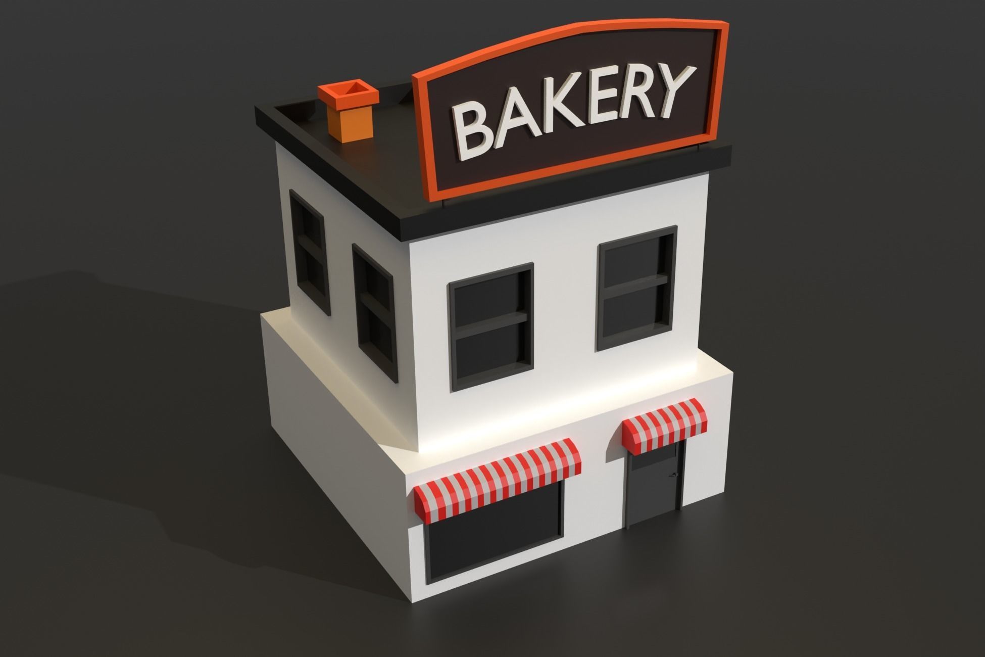 Low Poly City Pack Collection Low-poly 3D model_37