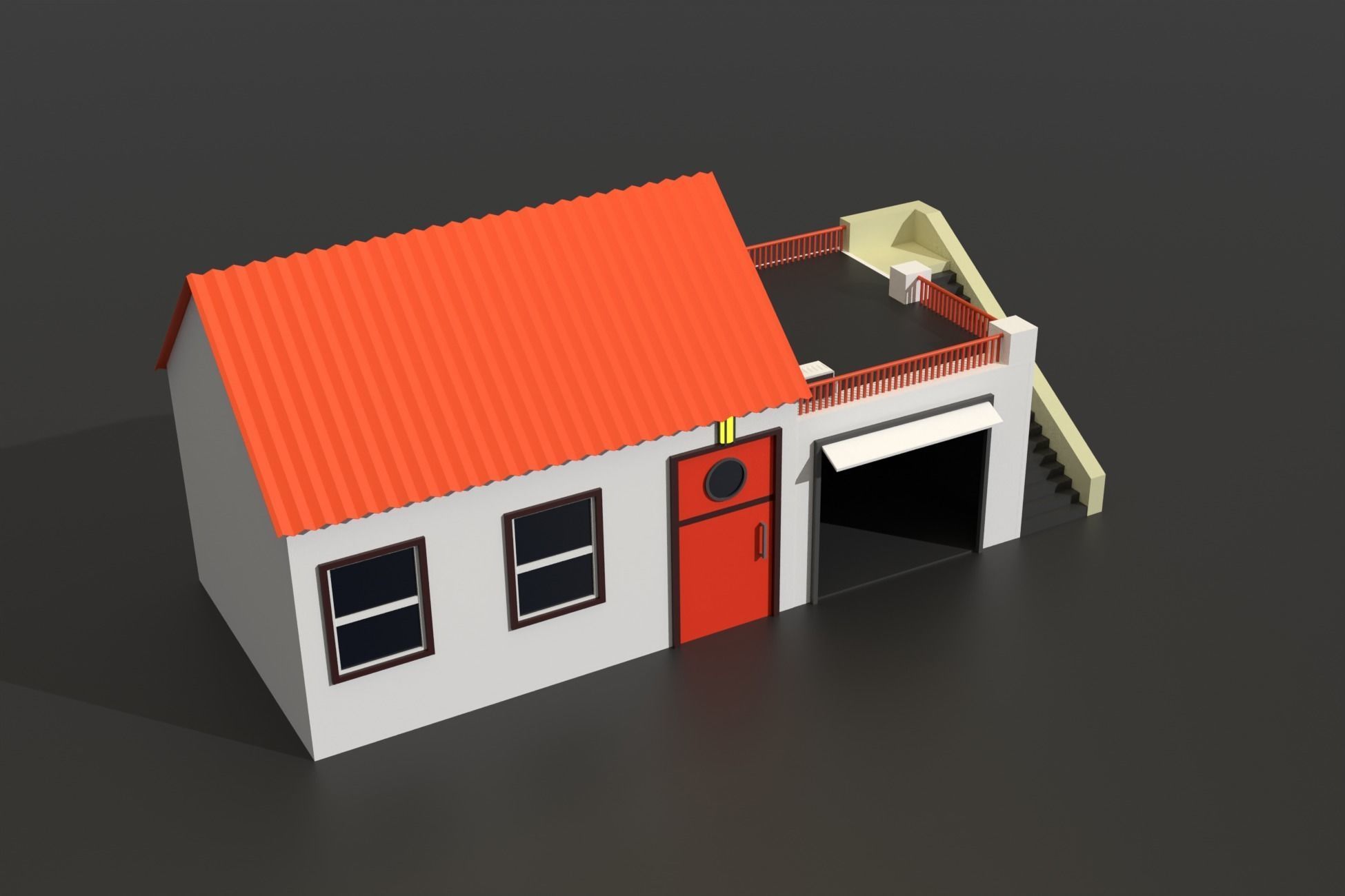 Low Poly City Pack Collection Low-poly 3D model_29