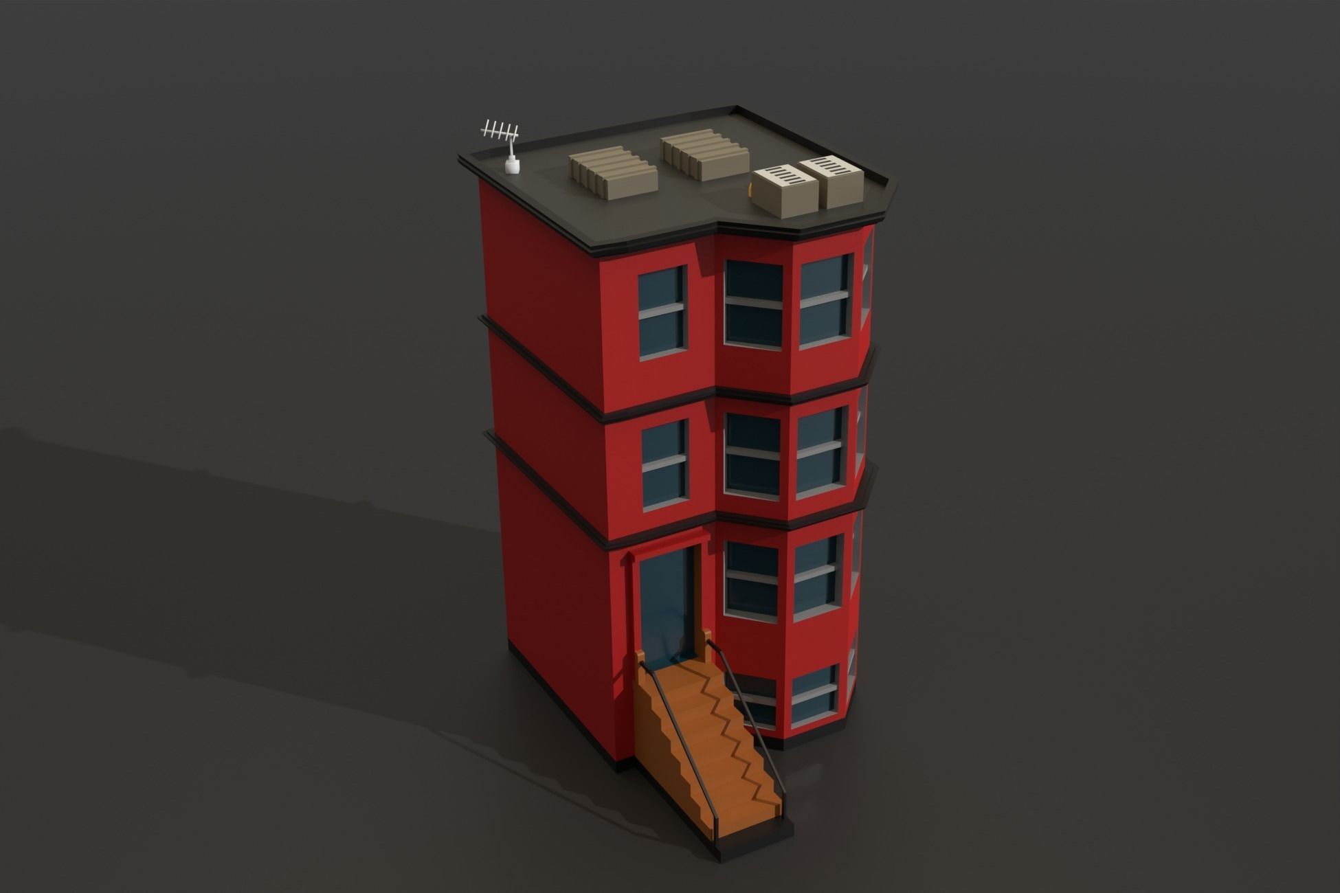 Low Poly City Pack Collection Low-poly 3D model_39