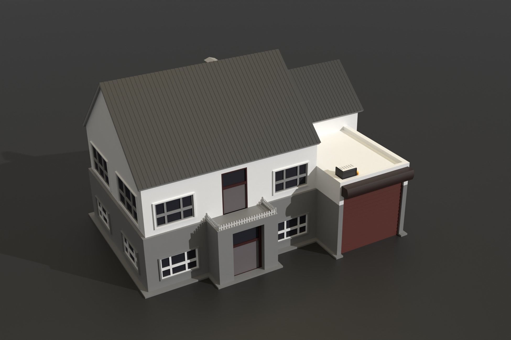 Low Poly City Pack Collection Low-poly 3D model_45