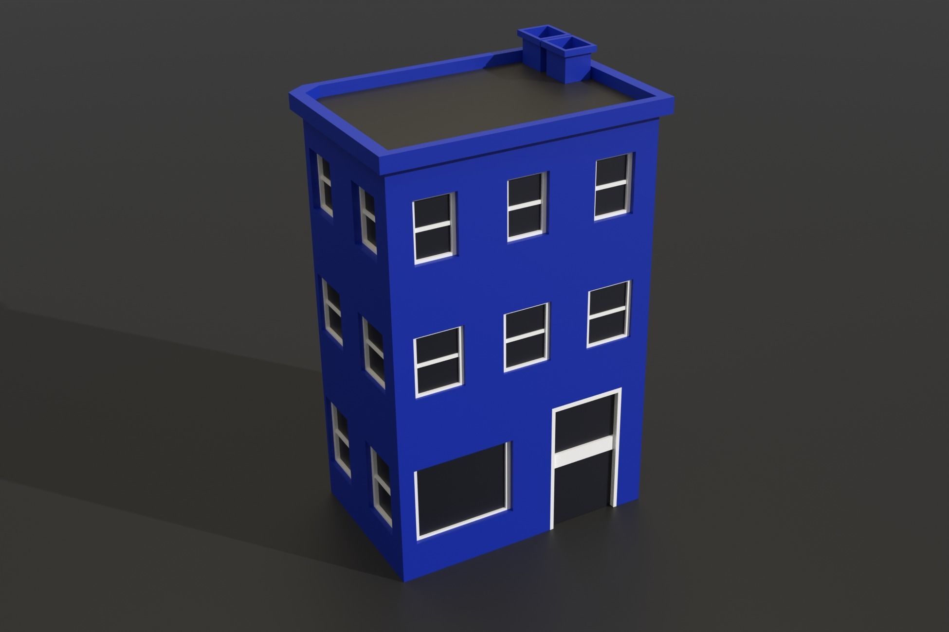 Low Poly City Pack Collection Low-poly 3D model_32