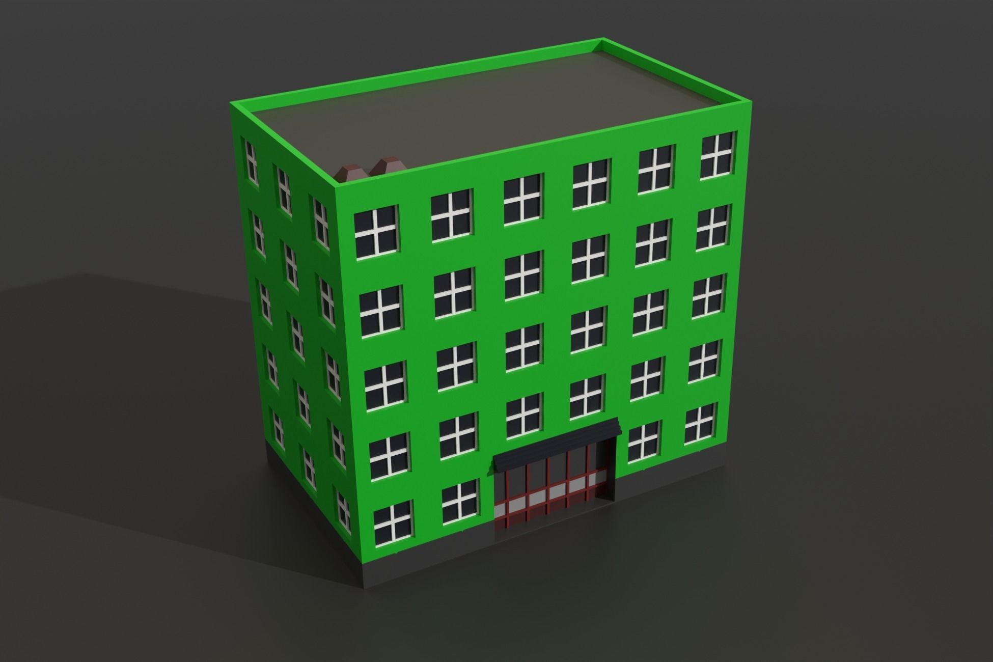 Low Poly City Pack Collection Low-poly 3D model_40