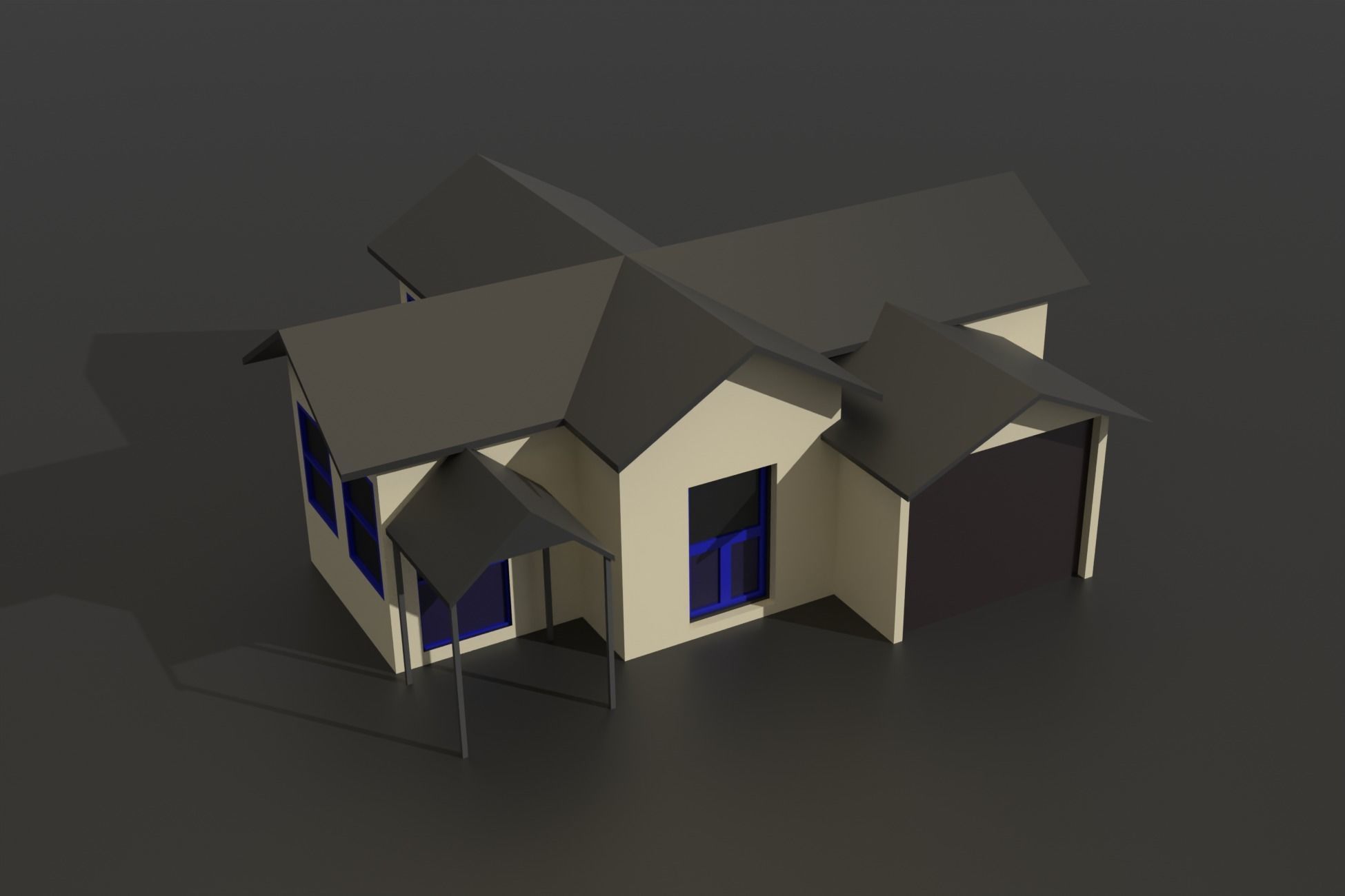 Low Poly City Pack Collection Low-poly 3D model_16