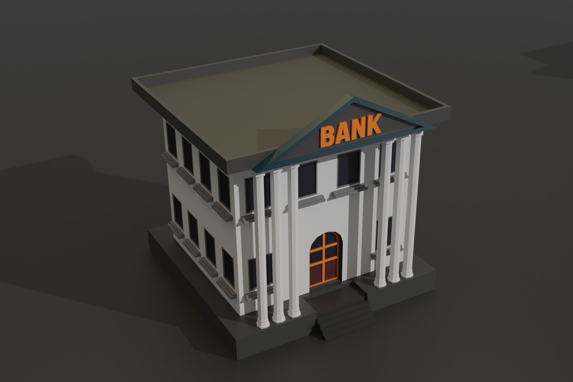 Low Poly City Pack Collection Low-poly 3D model_17