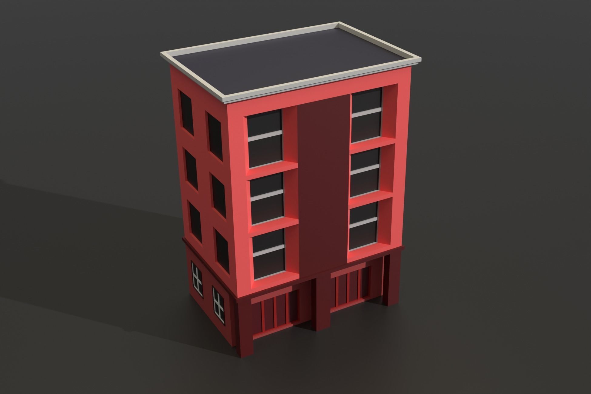 Low Poly City Pack Collection Low-poly 3D model_33