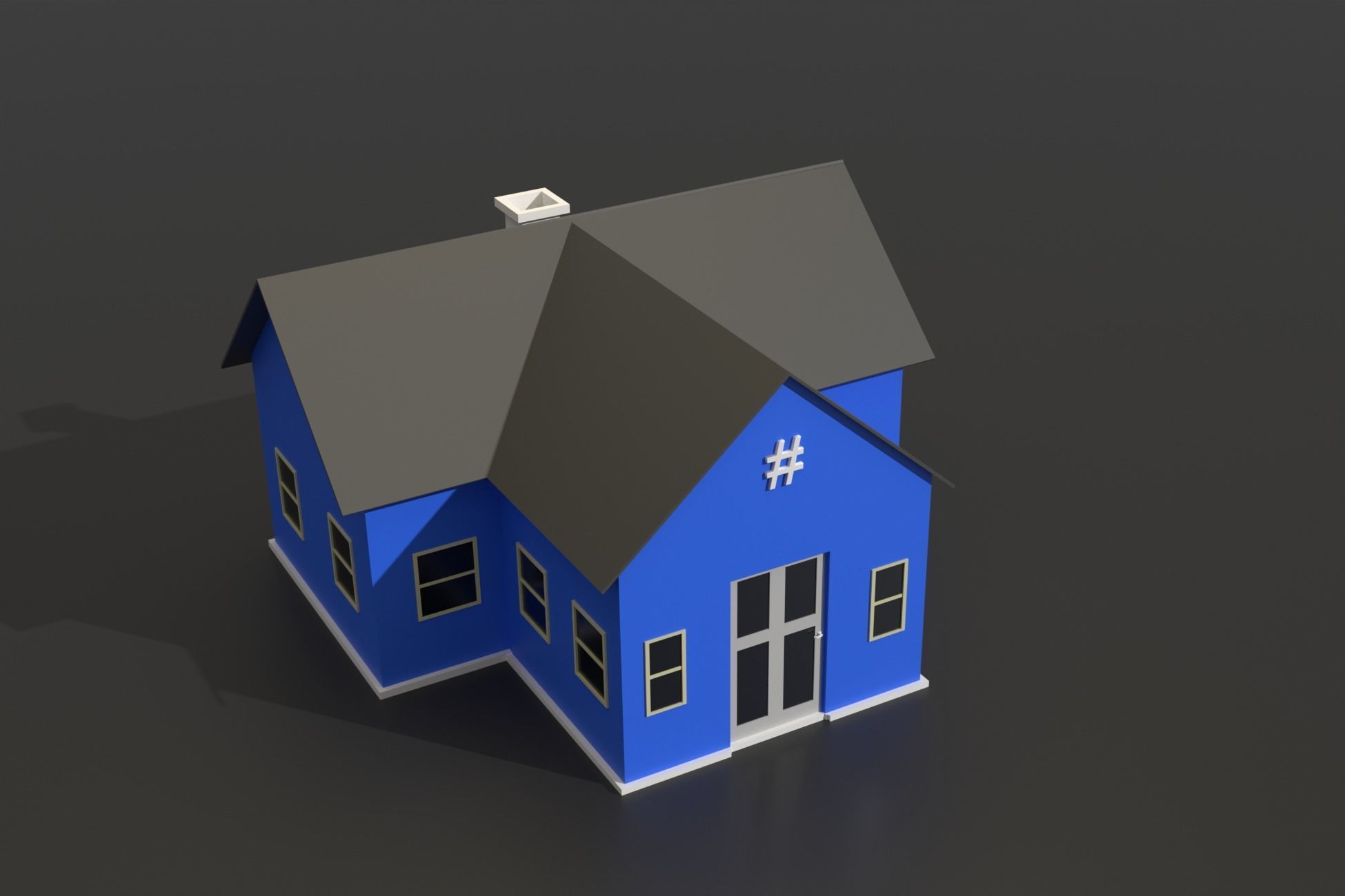 Low Poly City Pack Collection Low-poly 3D model_34