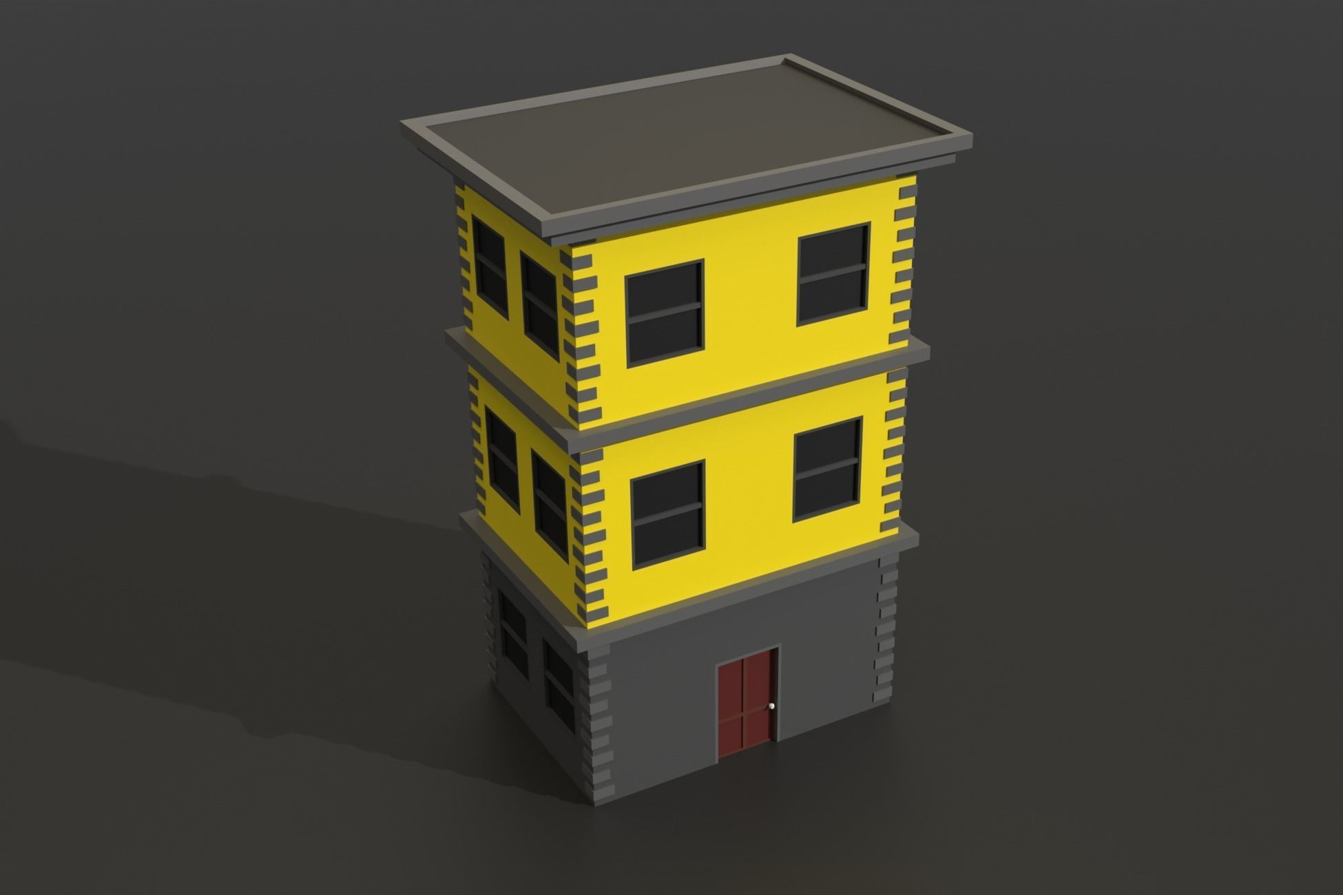 Low Poly City Pack Collection Low-poly 3D model_35