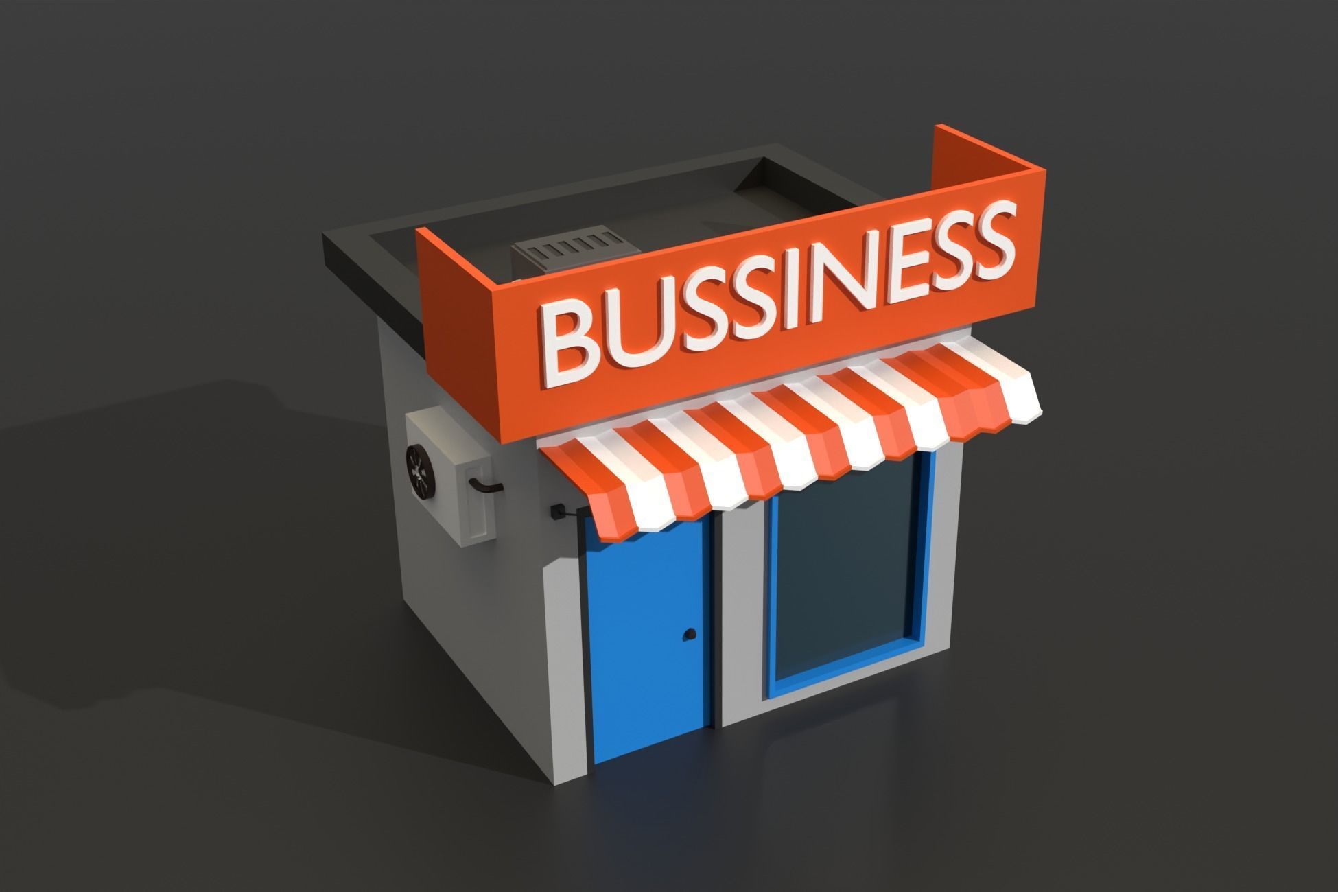 Low Poly City Pack Collection Low-poly 3D model_24