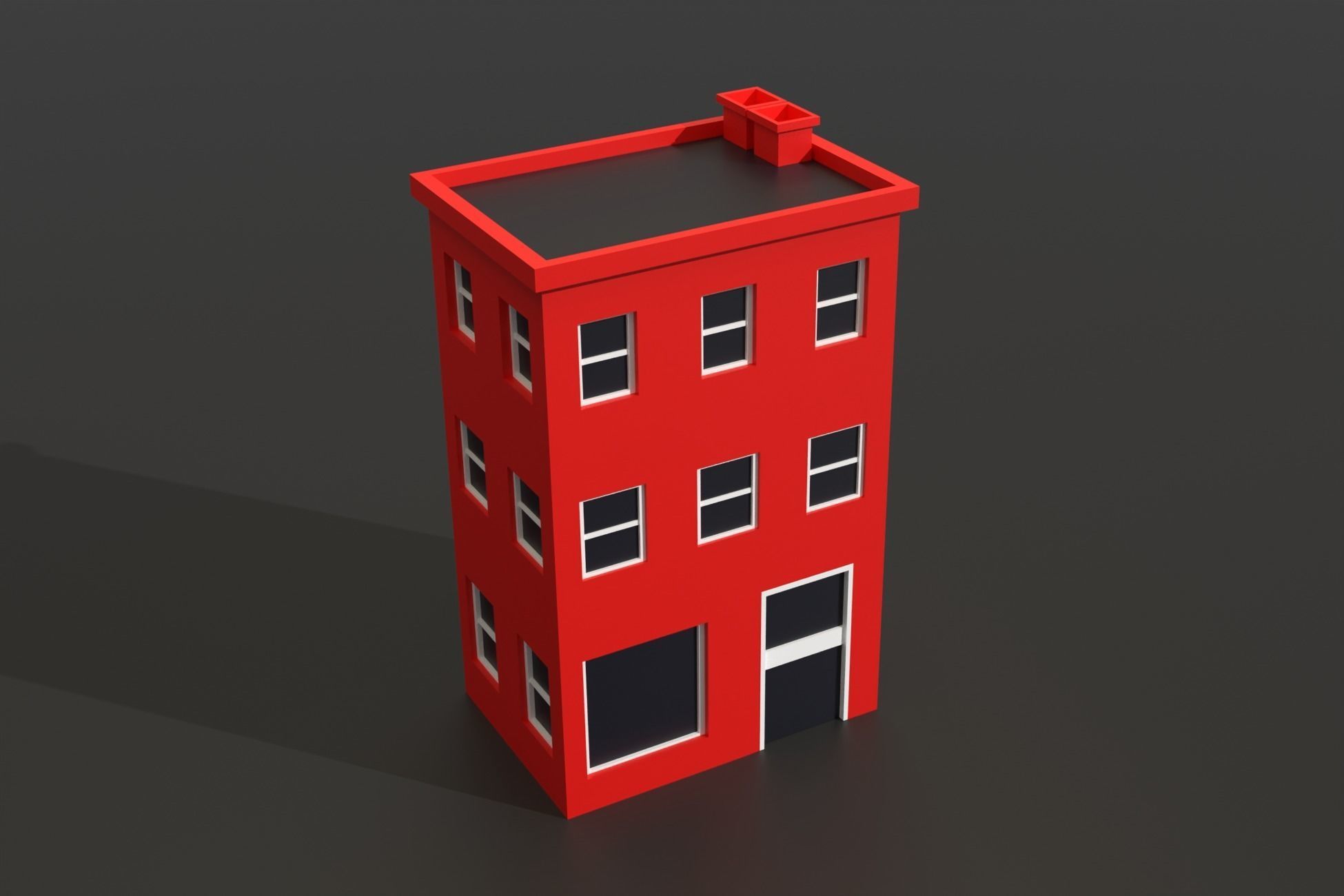 Low Poly City Pack Collection Low-poly 3D model_18
