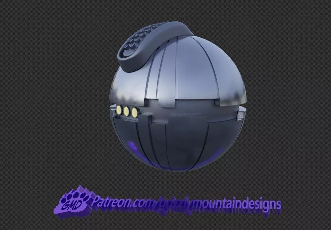 Star Wars Thermal Detonator replica AND Christmas ornament 3D print model