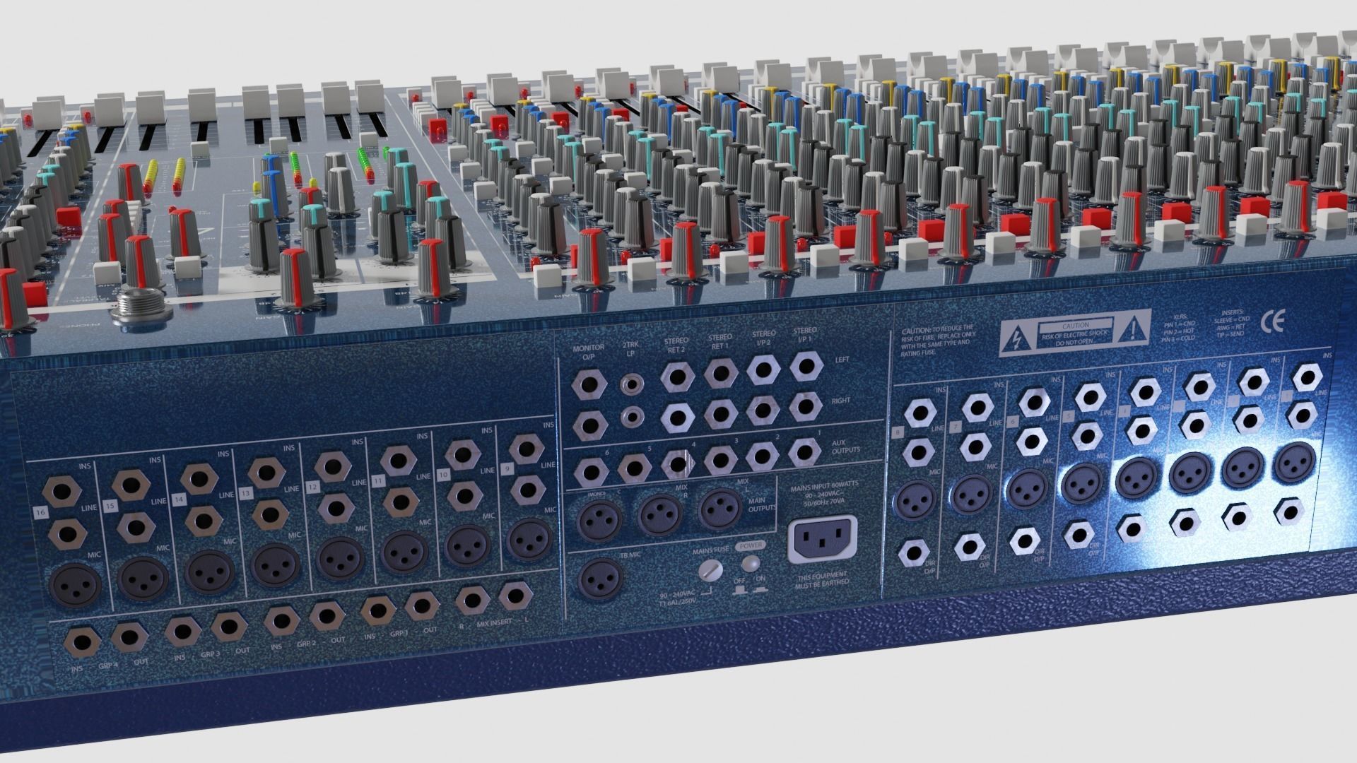 Audio Mixer 3D model_9